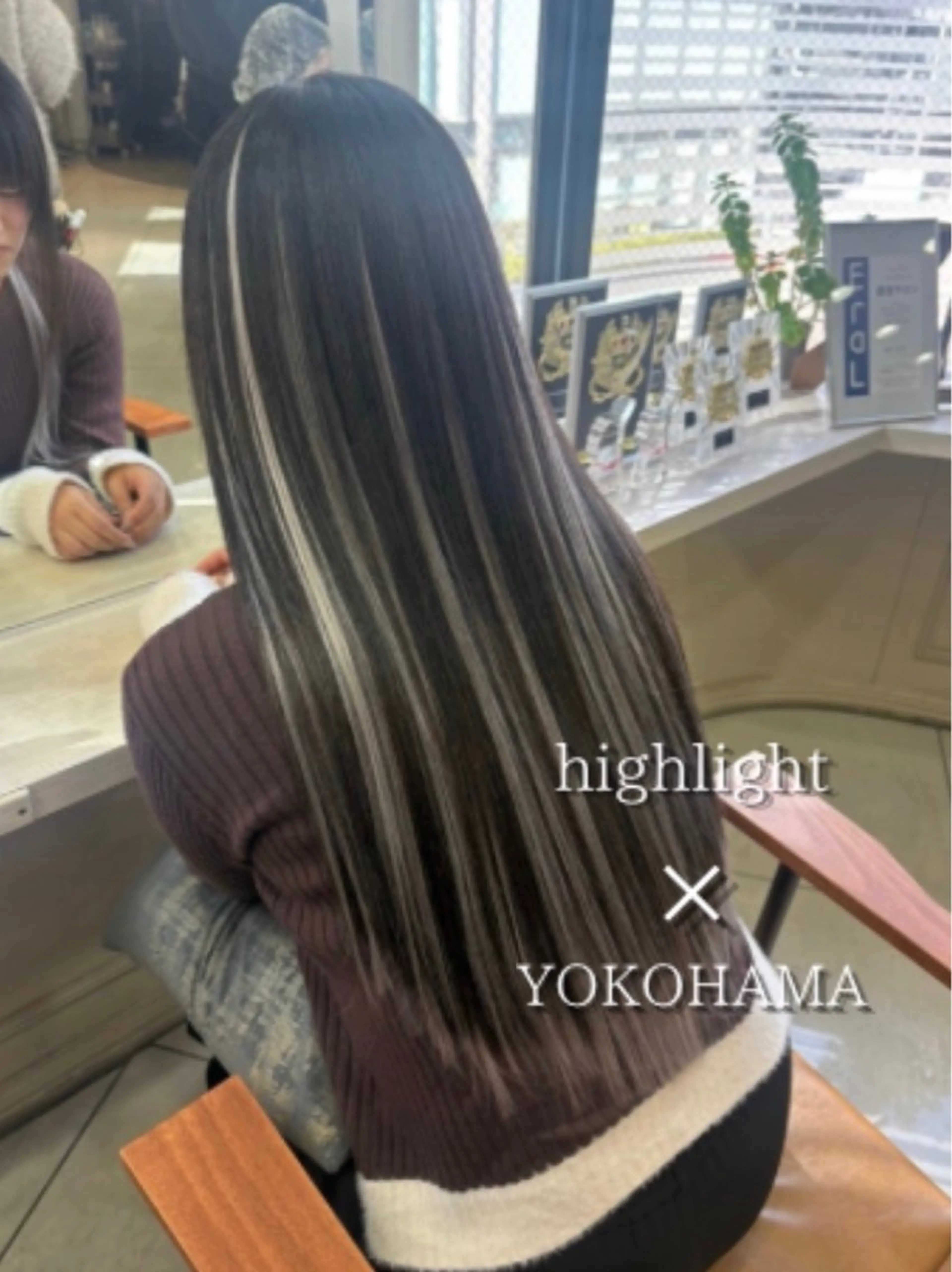 ロング エクステ エクステ/横浜 ハイライト/なつみのヘアスタイル