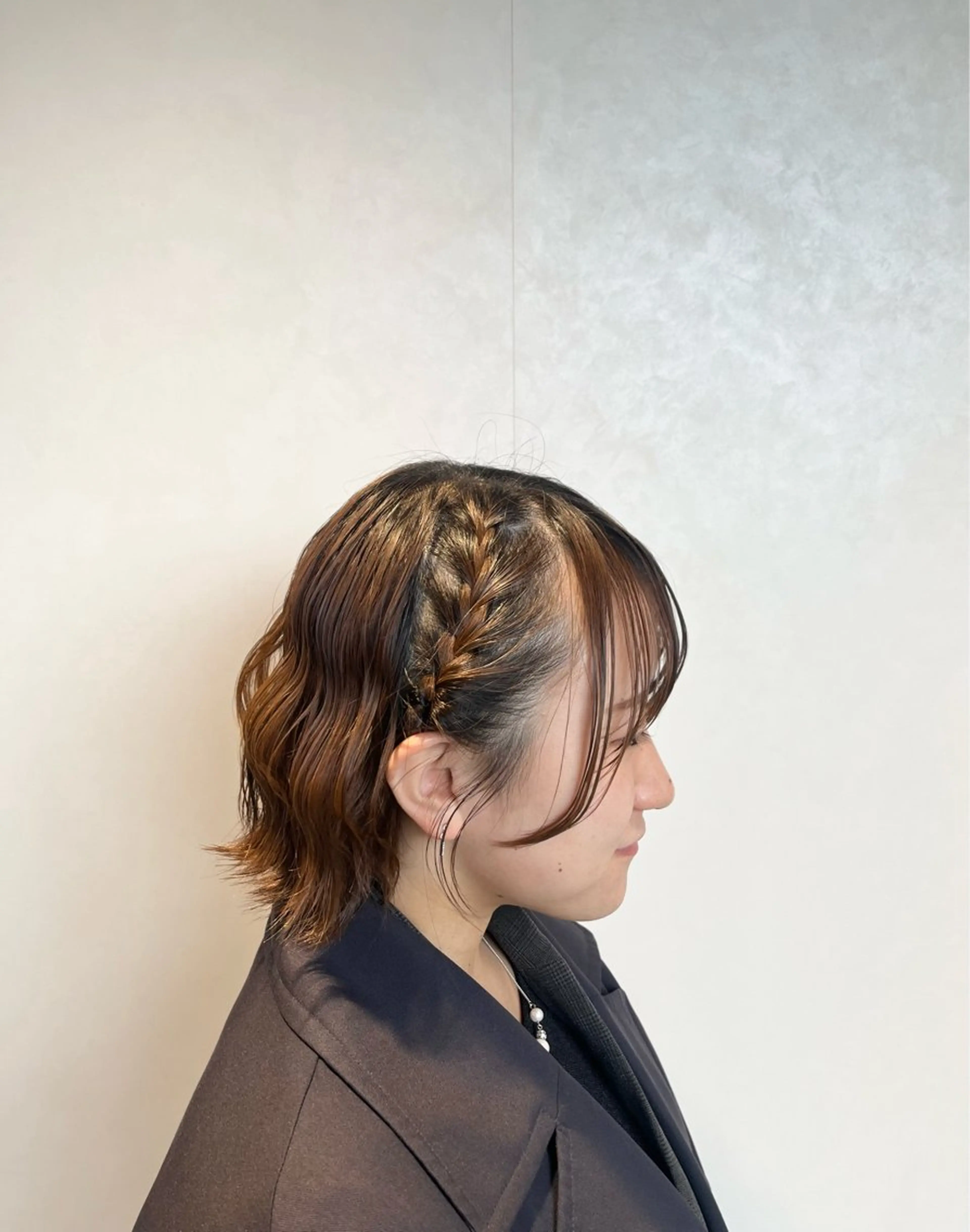 ショート ヘアセット 大宮レイヤーカット× 透明感カラー　rioのヘアスタイル