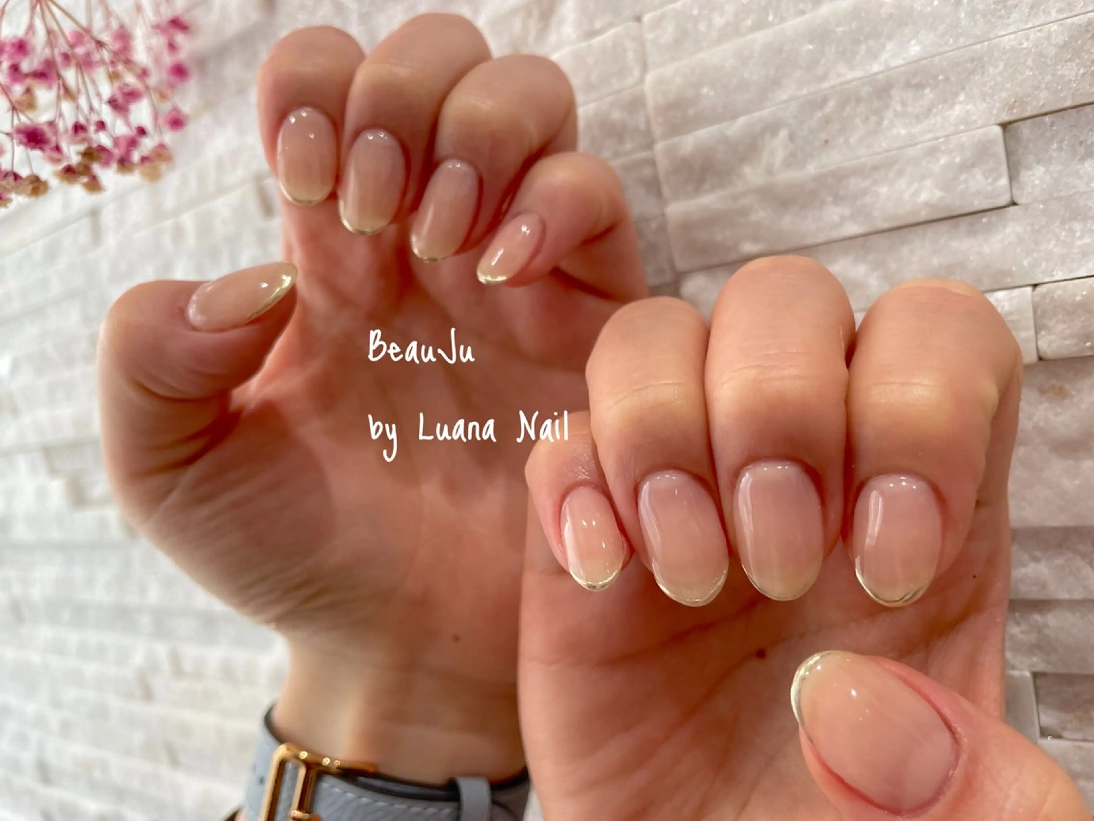 ネイル ミラーネイル ハンドネイル BeauJu by Luana Nailのネイルデザイン