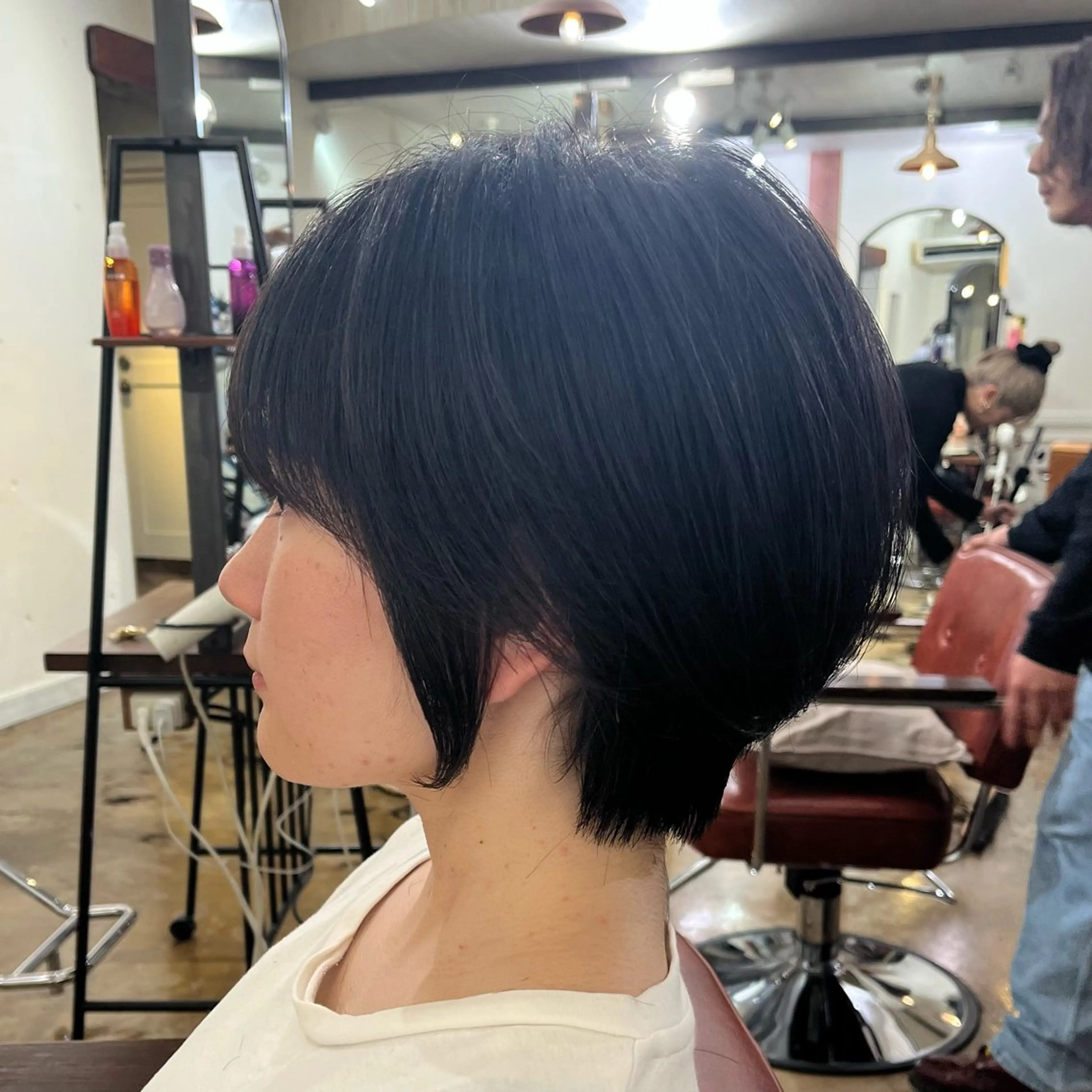 ショート ショートヘア カット hair lounge anrio MAR所属・銘苅 祥一のヘアスタイル