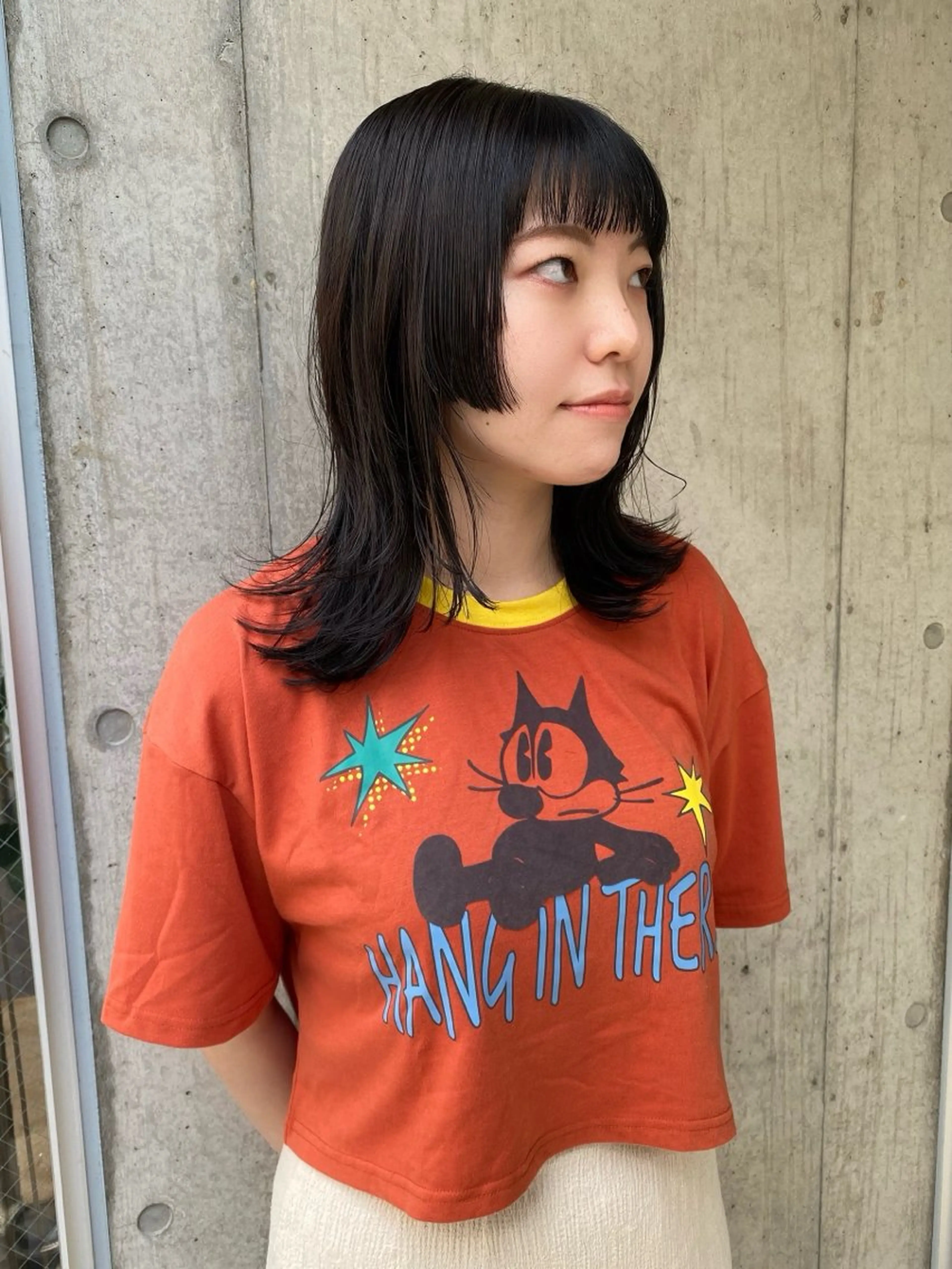 セミロング カラー 似合わせレイヤー/ ニュアンスパーマ高倉のヘアスタイル