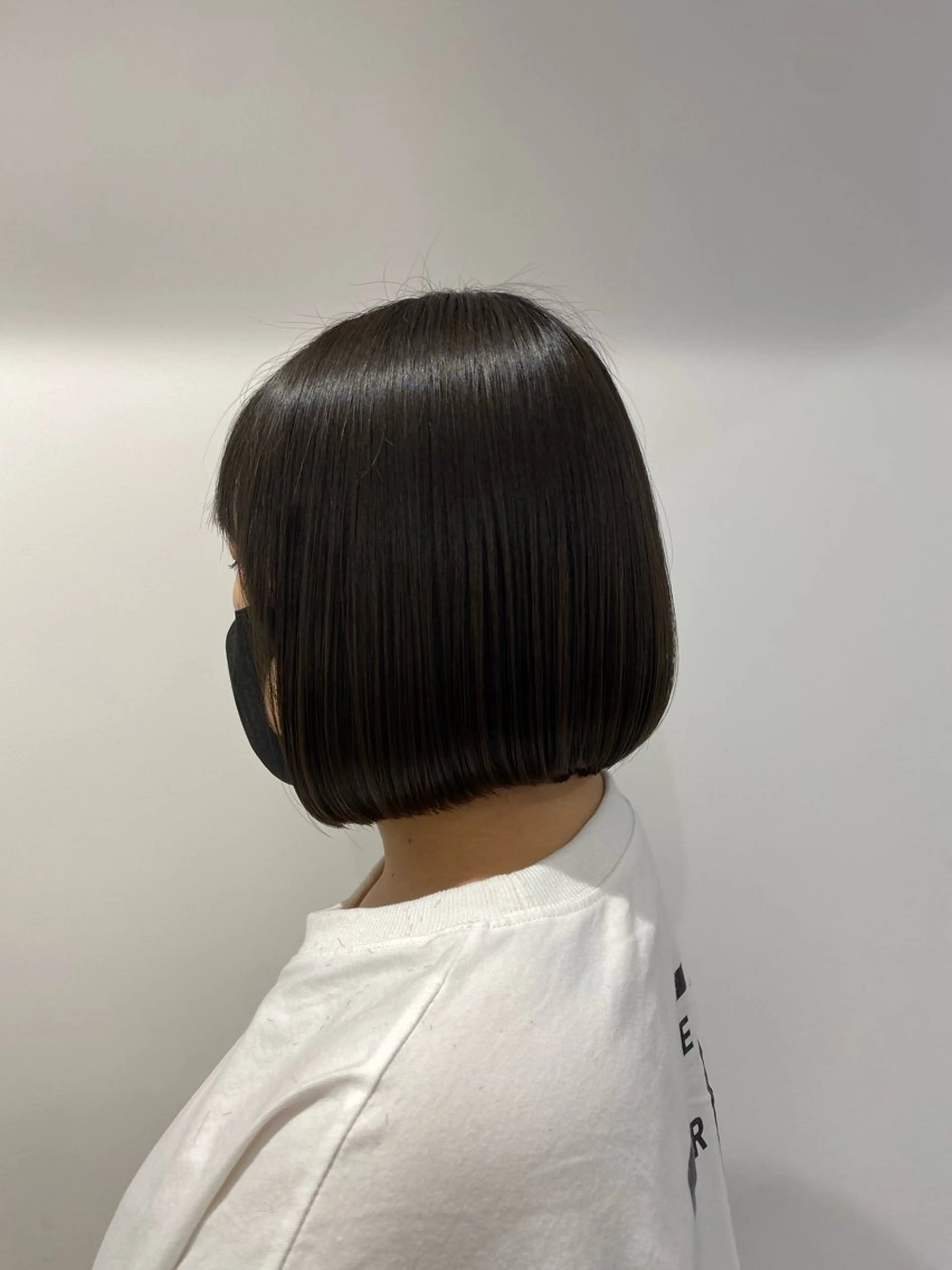ショート 前下がりボブ ボブ ゅぃ /韓国風/顔周りのヘアスタイル
