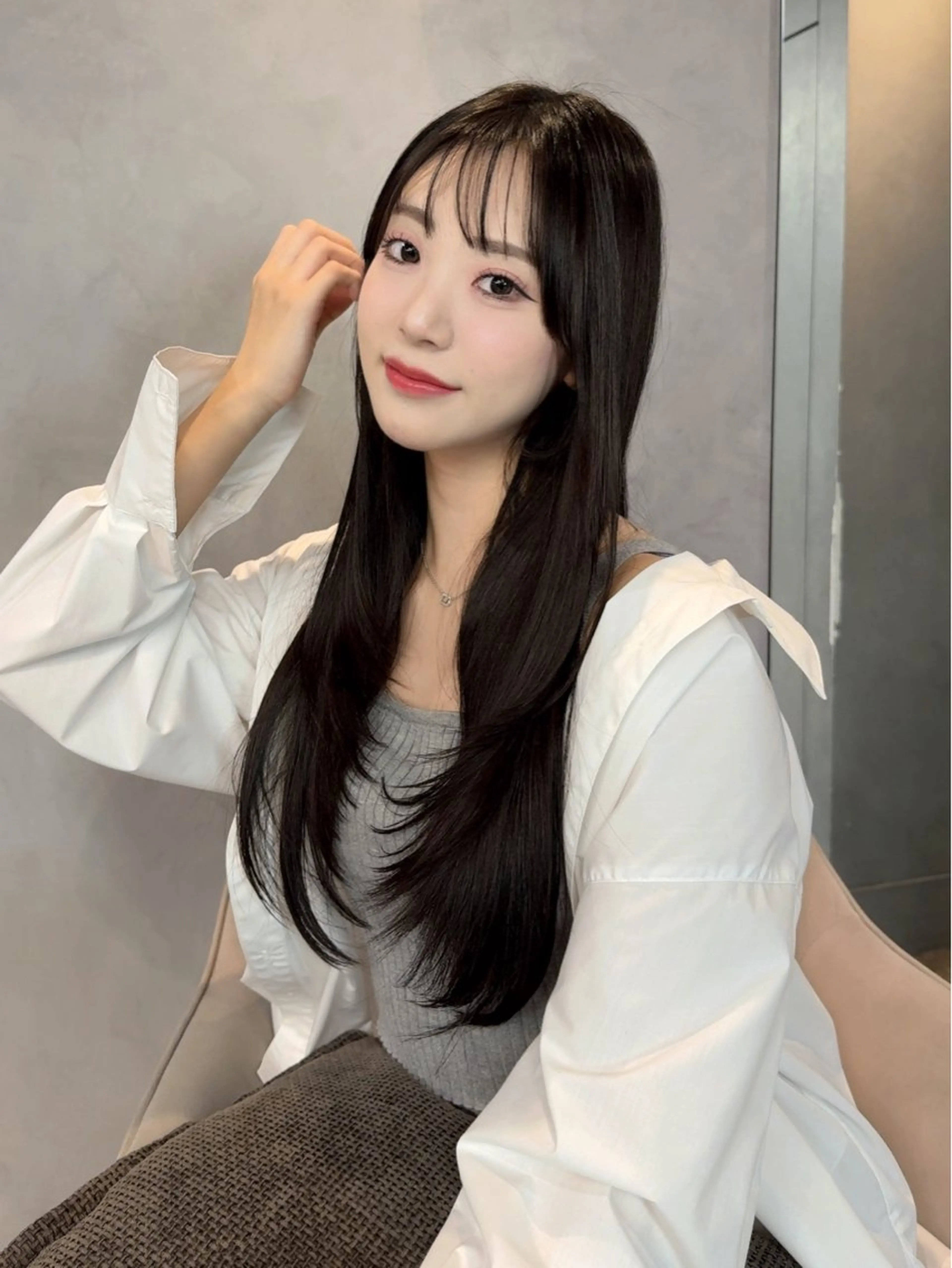 ロング カット ヘアカラー 縮毛矯正 髪質改善/艶髪 MINAMIのヘアスタイル