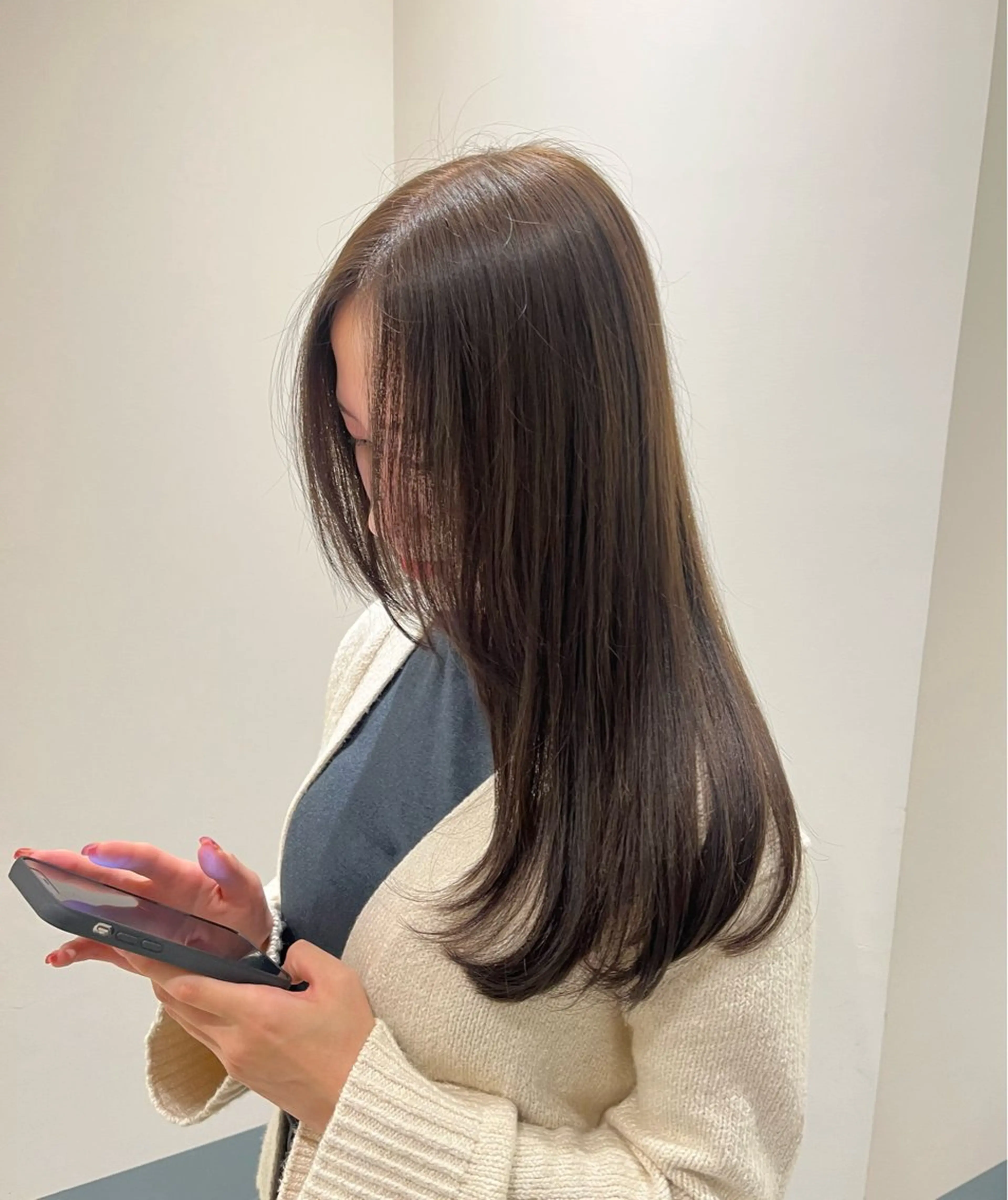 ロング カラー オリーブカラー るな/暖色、 ベージュカラー🎀のヘアスタイル