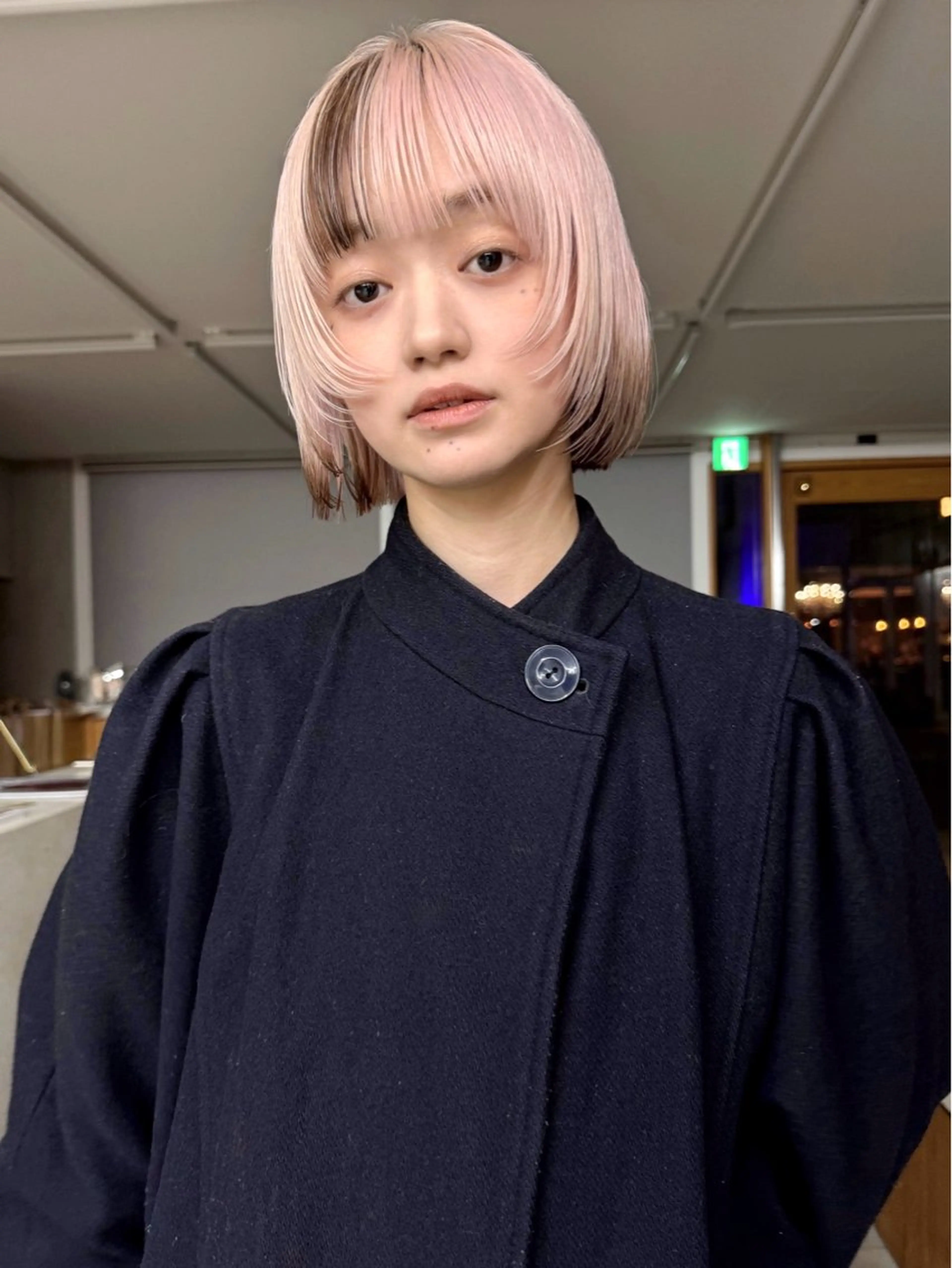 ショート カラー ボブレイヤー ボブ レイヤーカット カット ヘアカラー トリートメント Kaito🐶/ デザイン/レイヤーのヘアスタイル