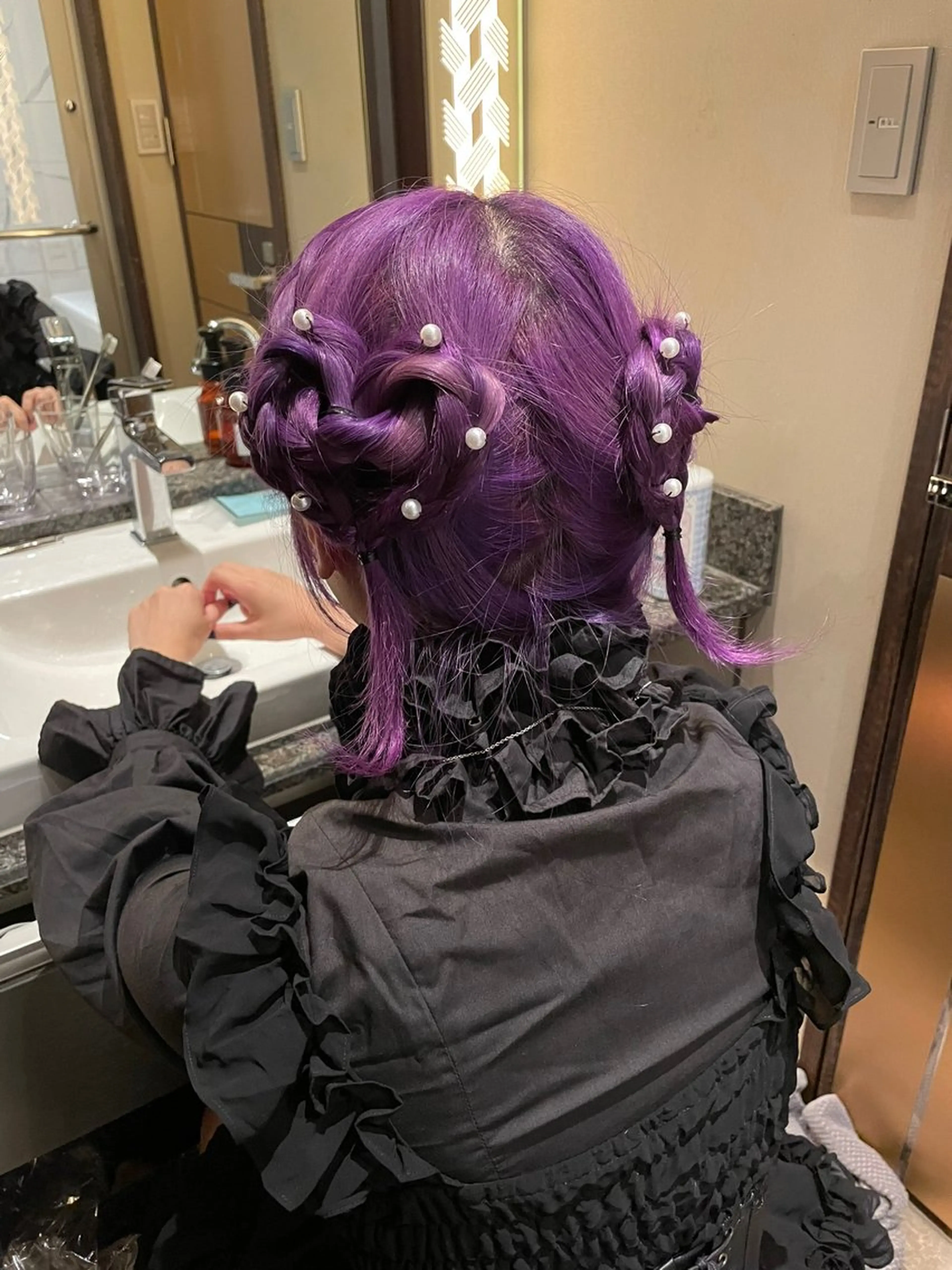 💞🎼ヘアセット:推し活アレンジ🎼💞の写真