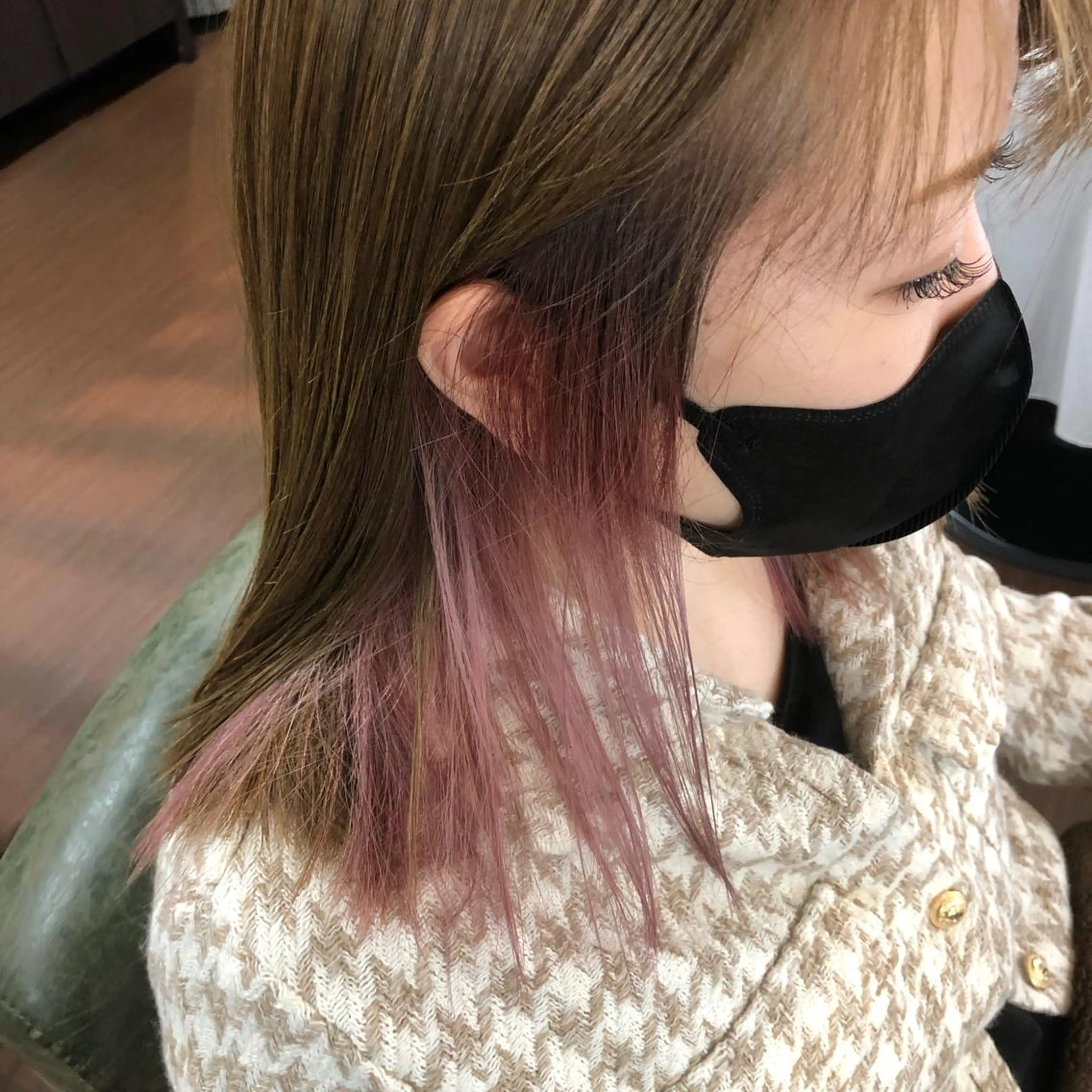 🎨インナーカラークーポン🎨インナーカラー(ハイライトも可)＋オンカラー＋シャンプーブローの写真