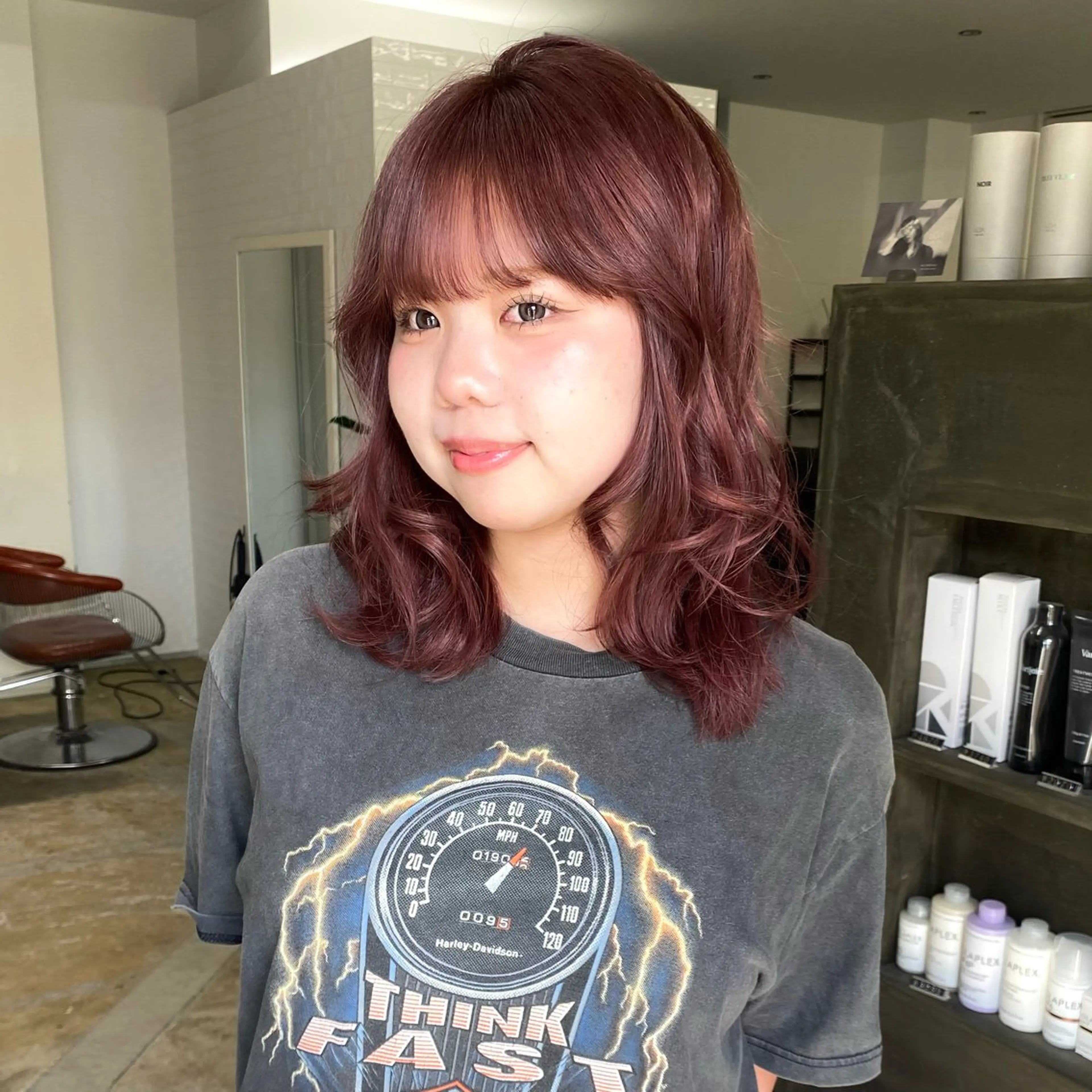 イルミナカラー＋補修トリートメントの写真