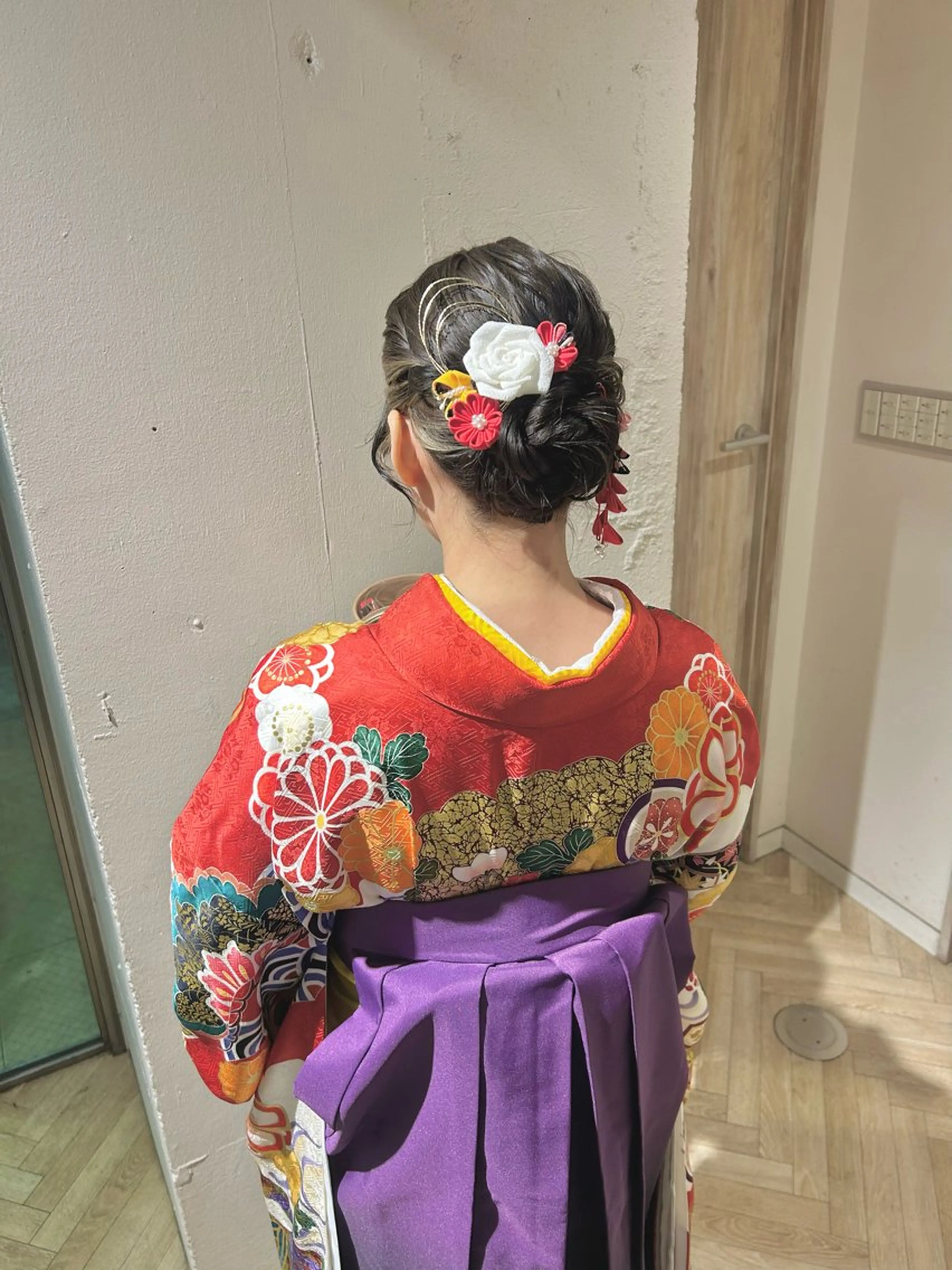 ロング ヘアアレンジ ヘアセット ♛︎ きっか ♛︎ ヘアアレンジ🩵のヘアスタイル