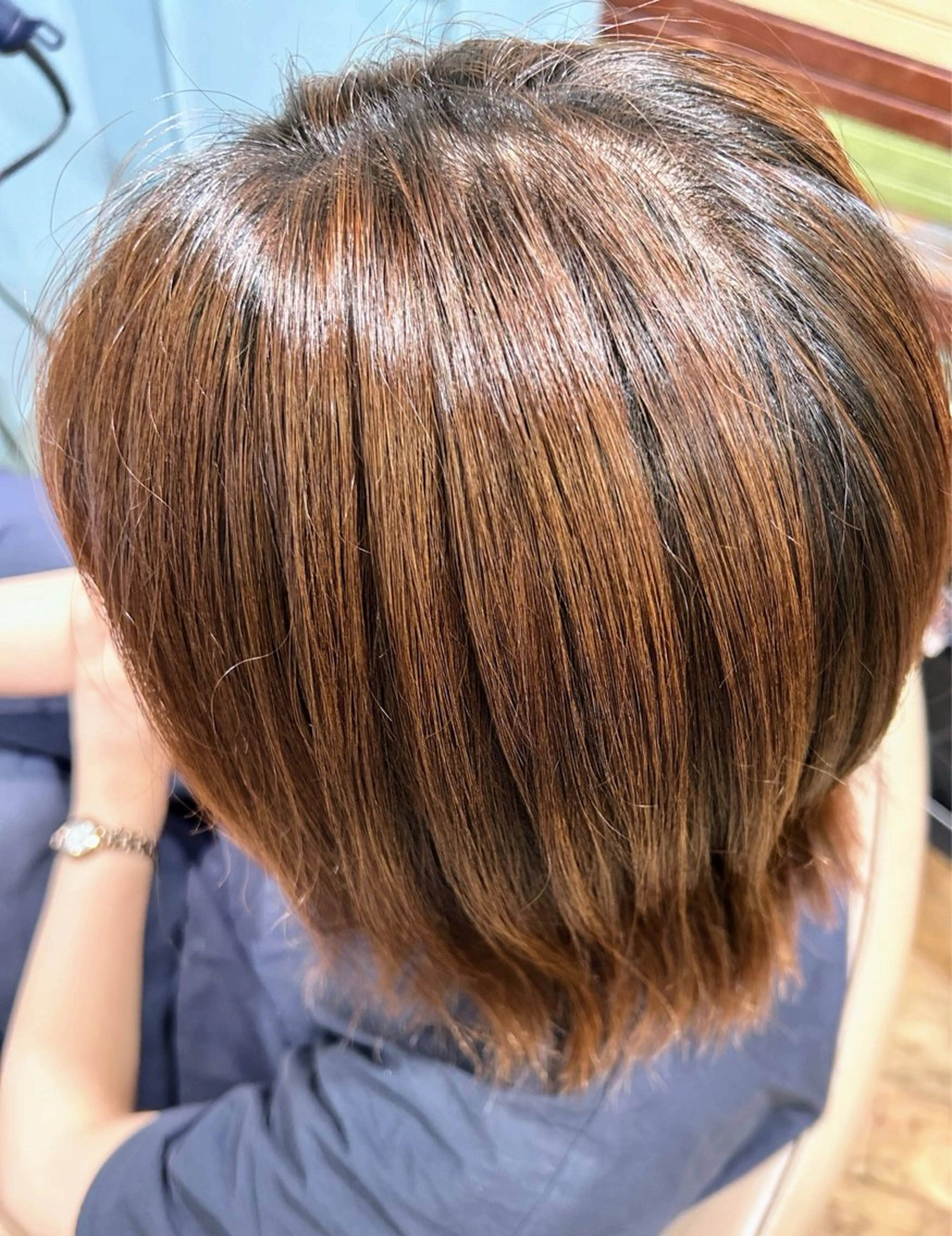 ミディアム ハイライト PIS／ NAHOのヘアスタイル