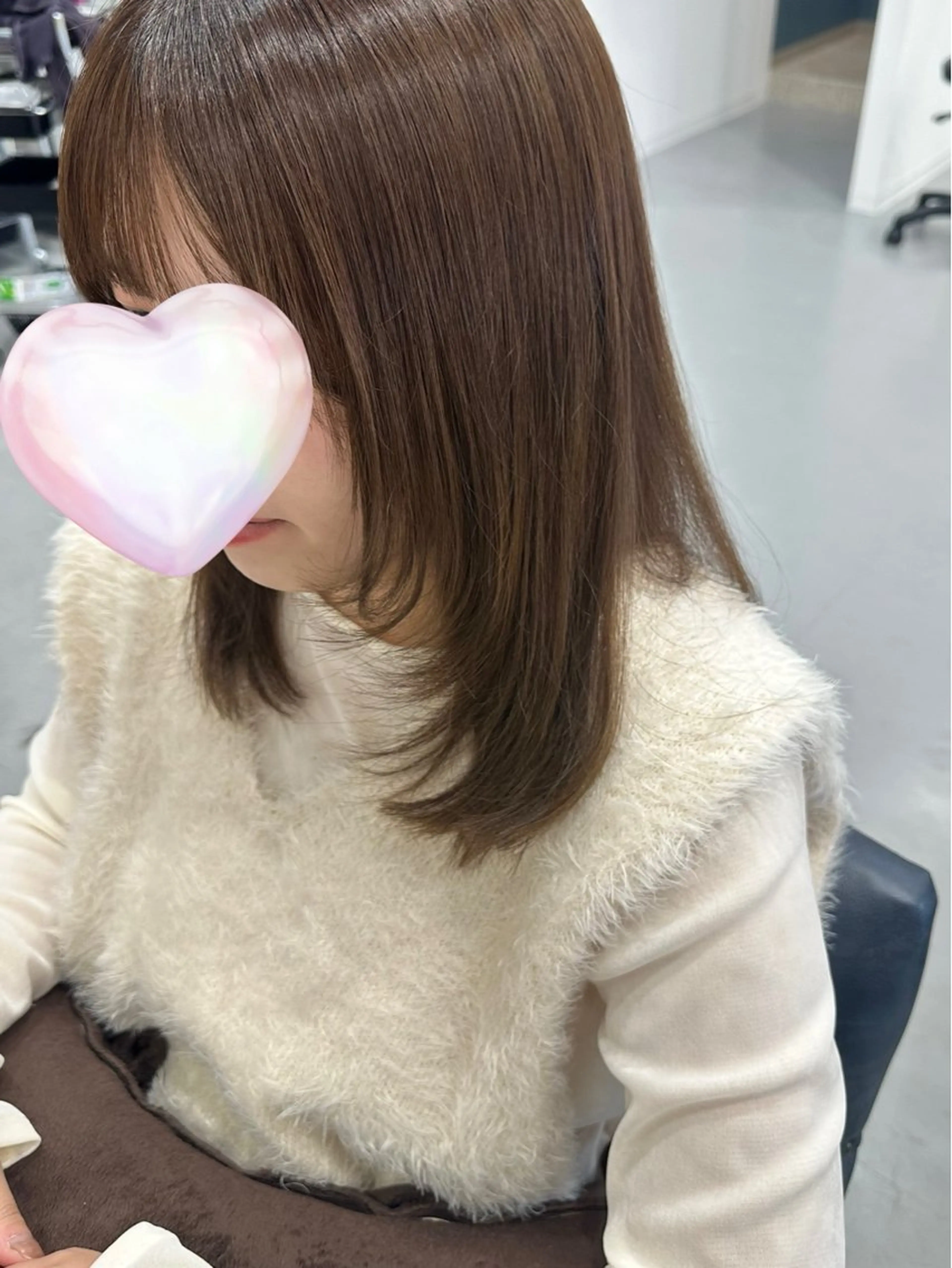 ミディアム レイヤーカット 🎀レイヤー艶カラー Konatsu🌻のヘアスタイル
