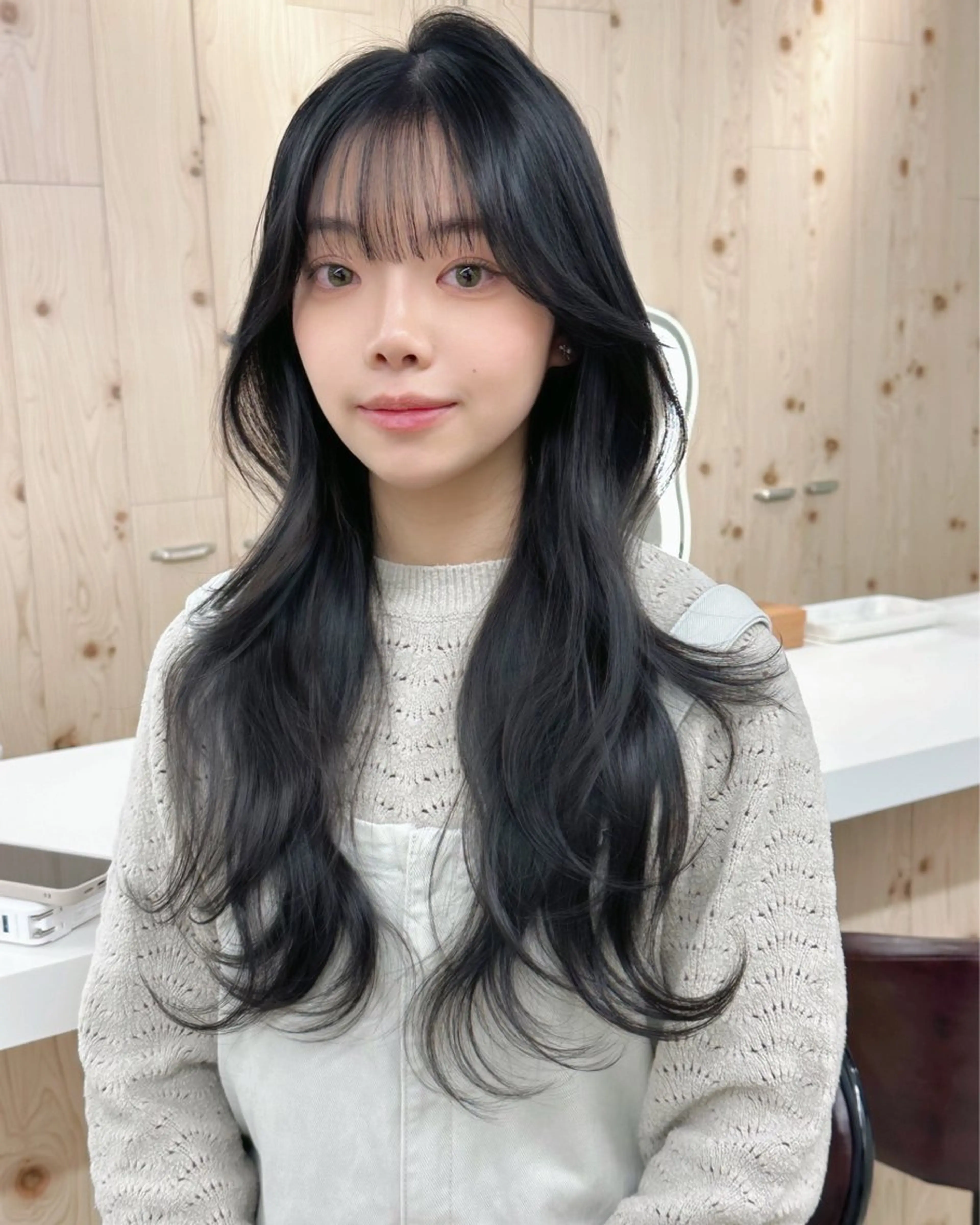 ロング カラー 韓国風/髪質改善 赤み消し✨junkiのヘアスタイル