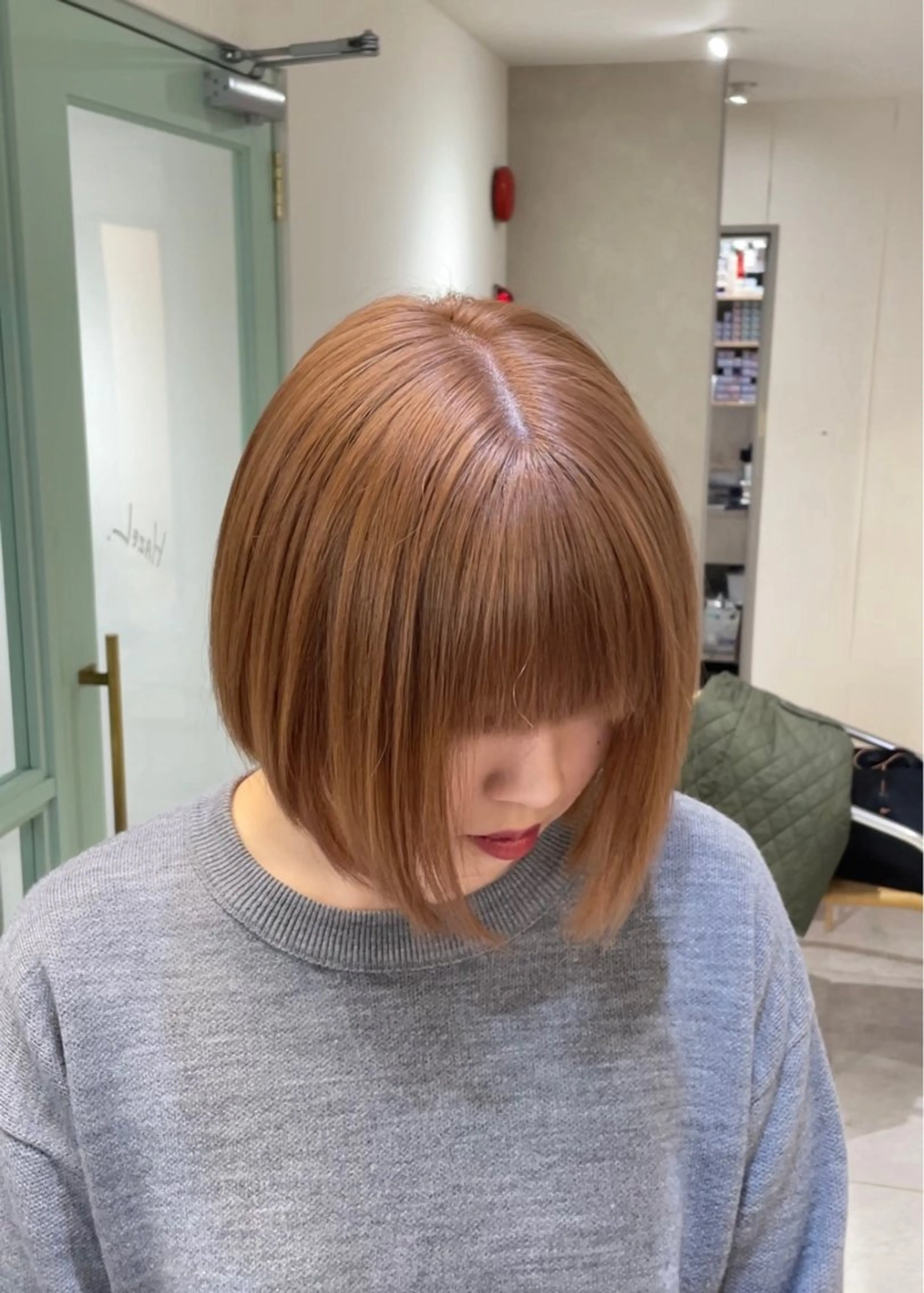 ショート ヘアカラー トリートメント 🦖JIN HAIR DESIGN🦖のヘアスタイル