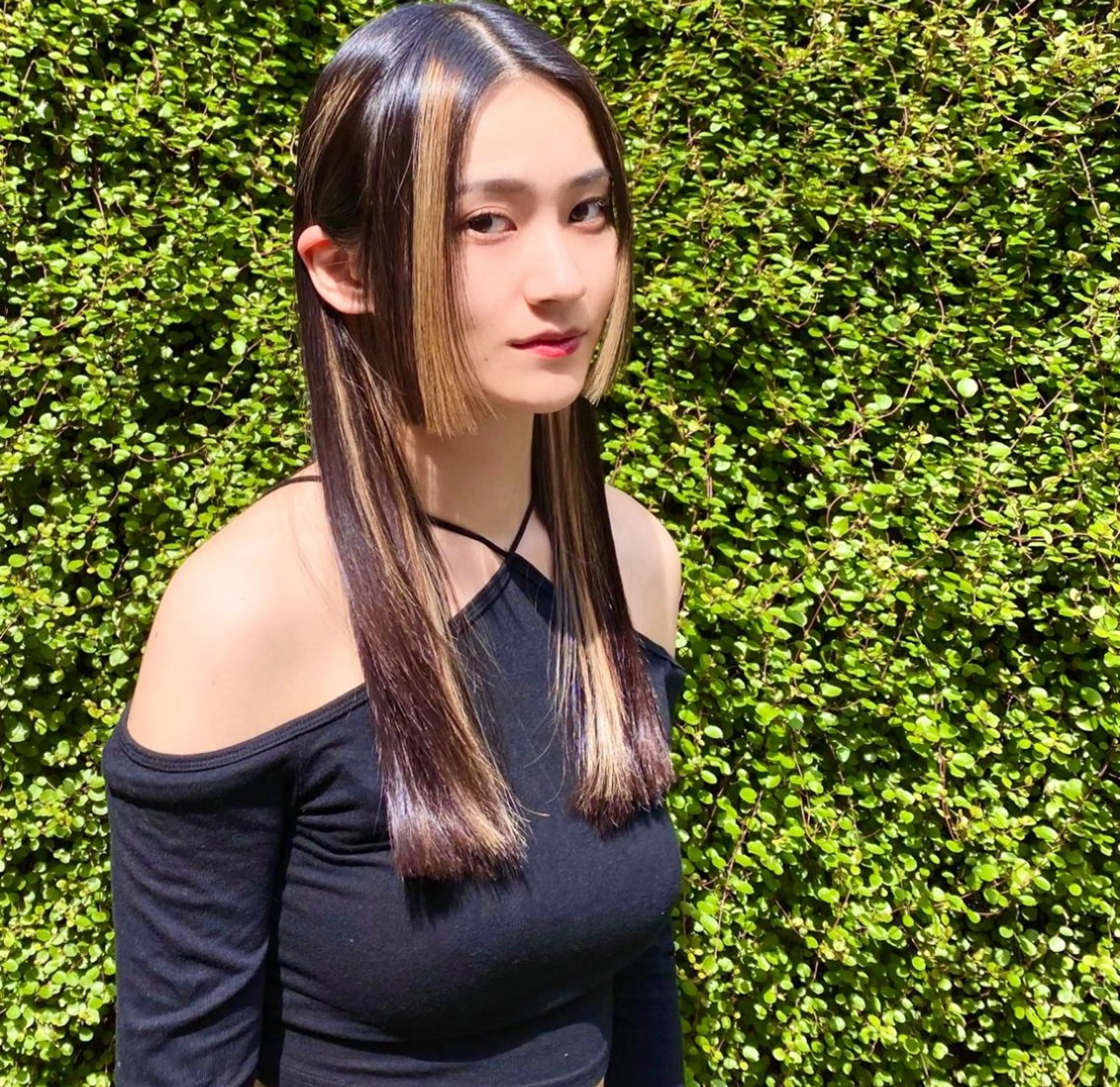ロング パーマ 伸ばしかけ 縮毛矯正 酸性ストレート ストレートパーマ カット 縮毛矯正 トリートメント 艶髪と透明感を ‼️/若林のヘアスタイル