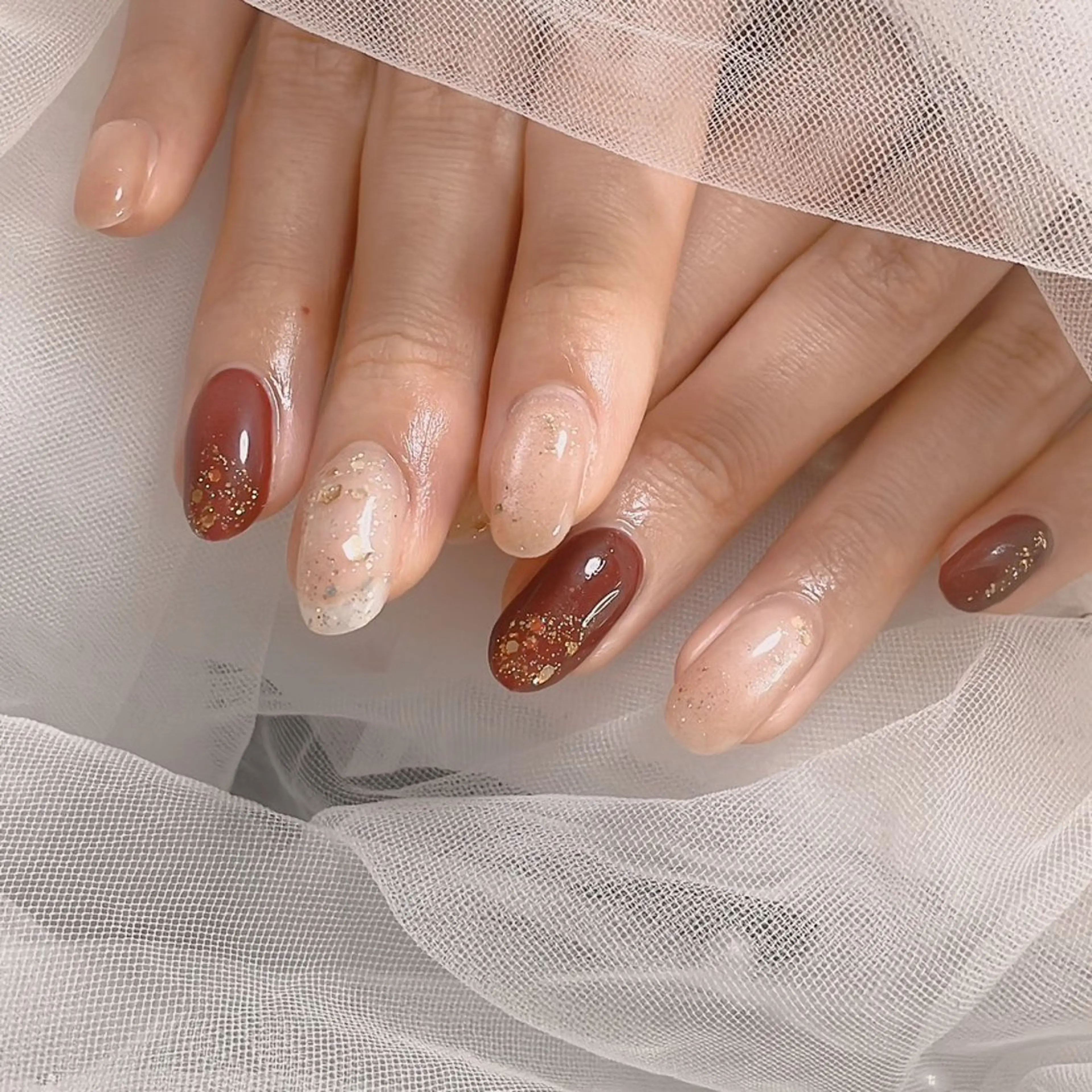 ネイル 冬ネイル クリスマス ハンドネイル ネイルサロン なっちゃん(古千谷)のネイルデザイン