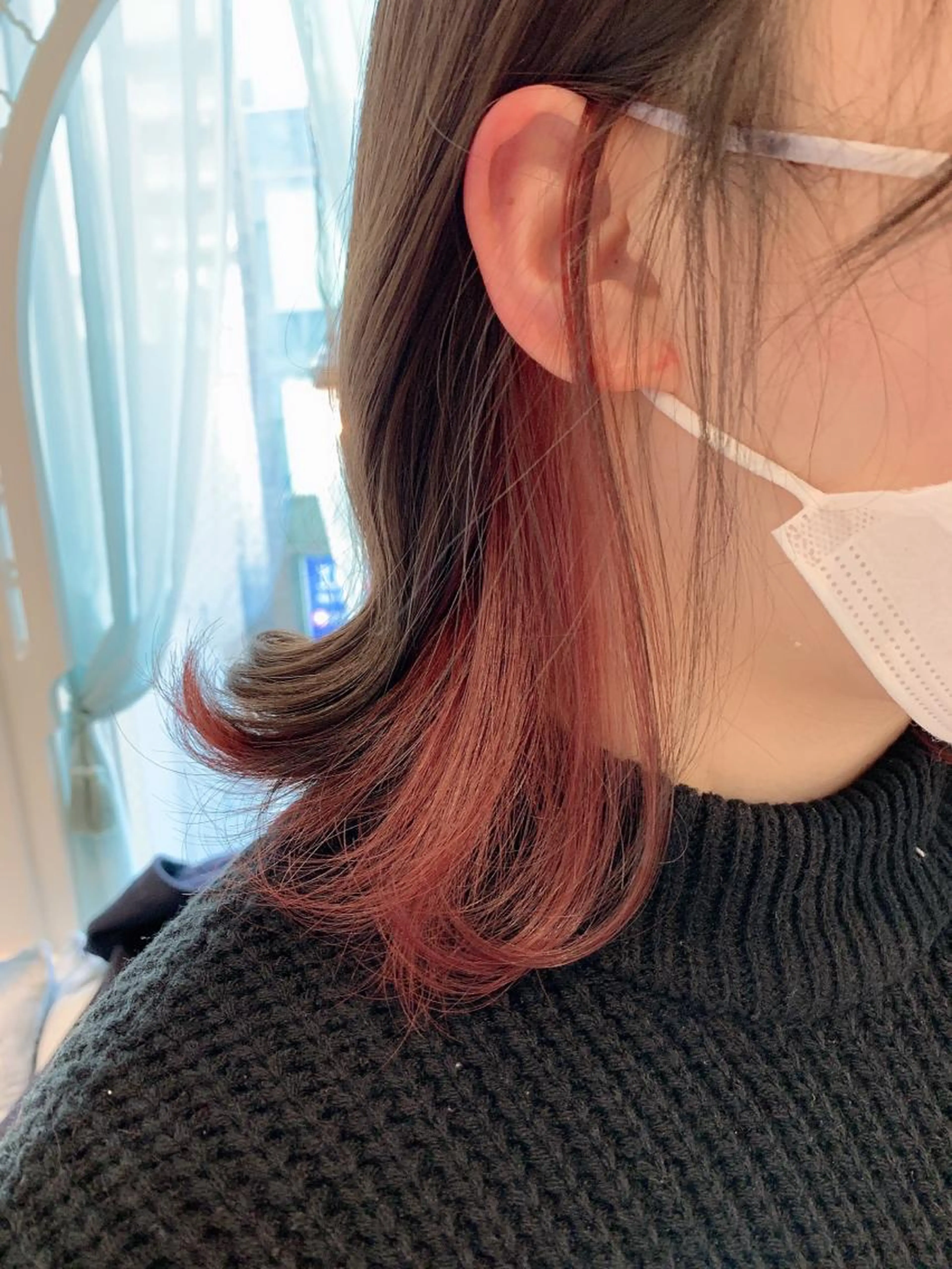 大人気✨インナーカラーorイヤリングカラー＋クイック髪質改善トリートメント💖＋カットの写真