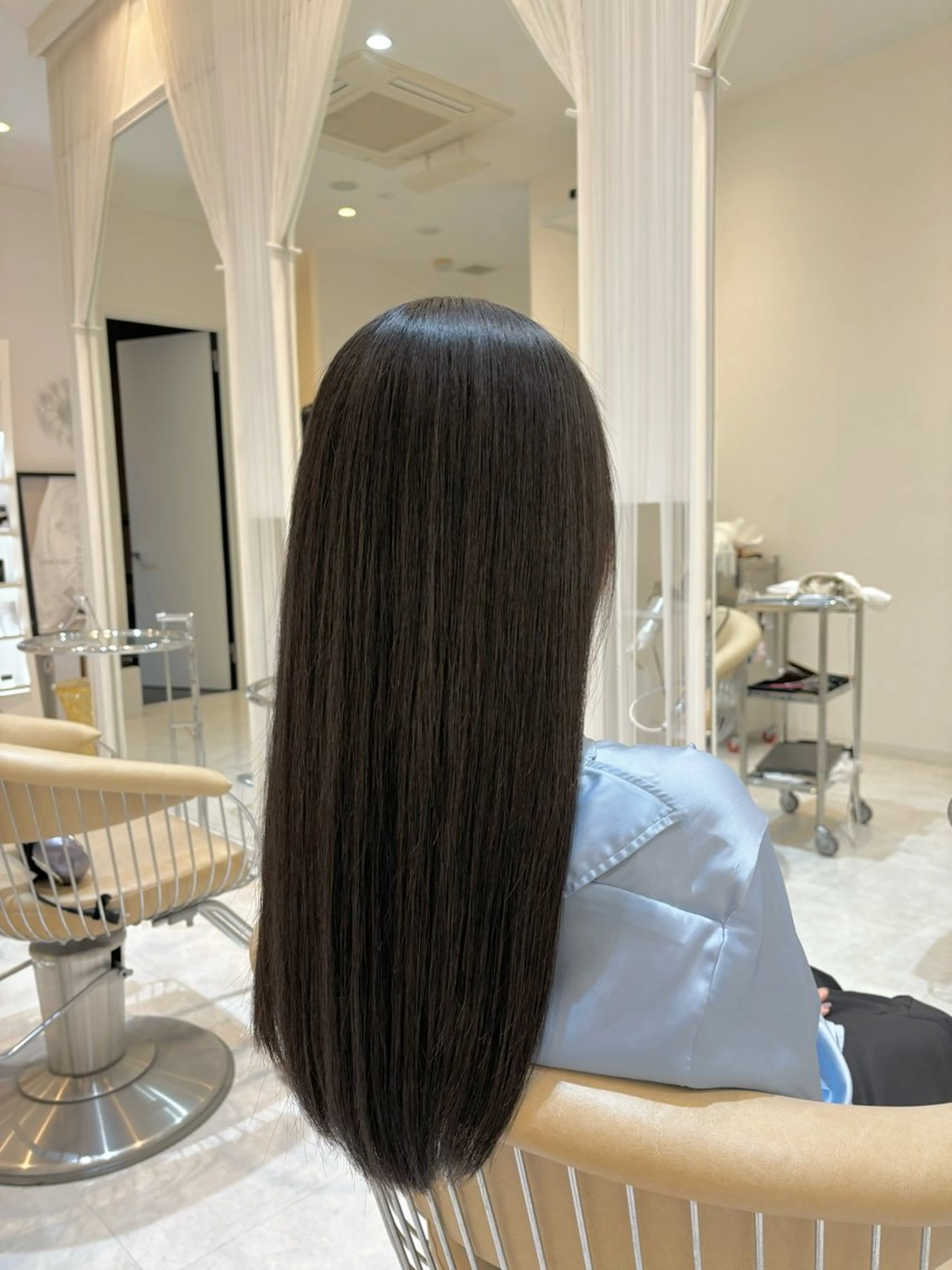 セミロング 髪質改善 縮毛矯正 トリートメント 縮毛矯正 トリートメント Watai 山下直哉のヘアスタイル