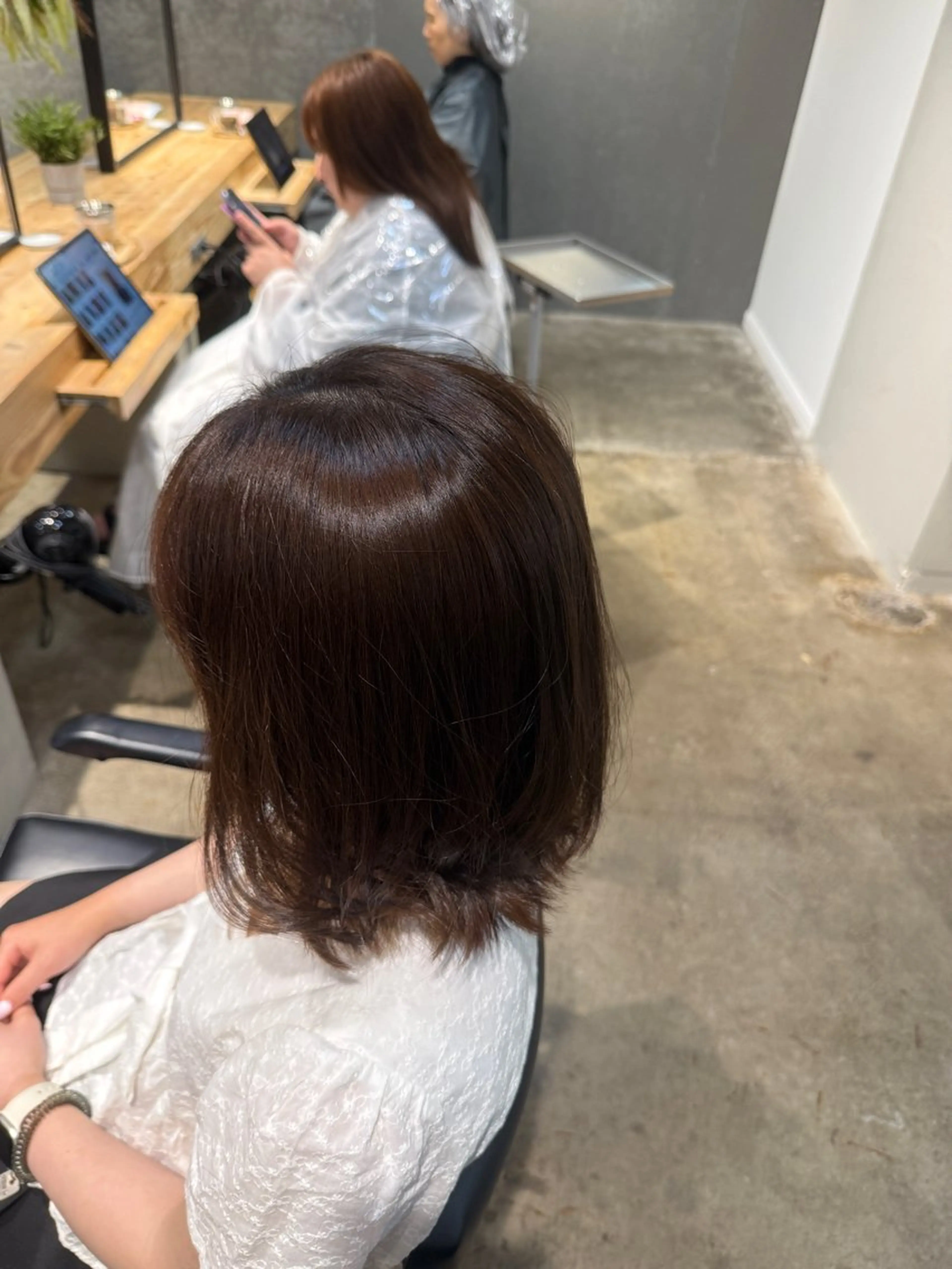 カラー 西村 颯世のヘアスタイル