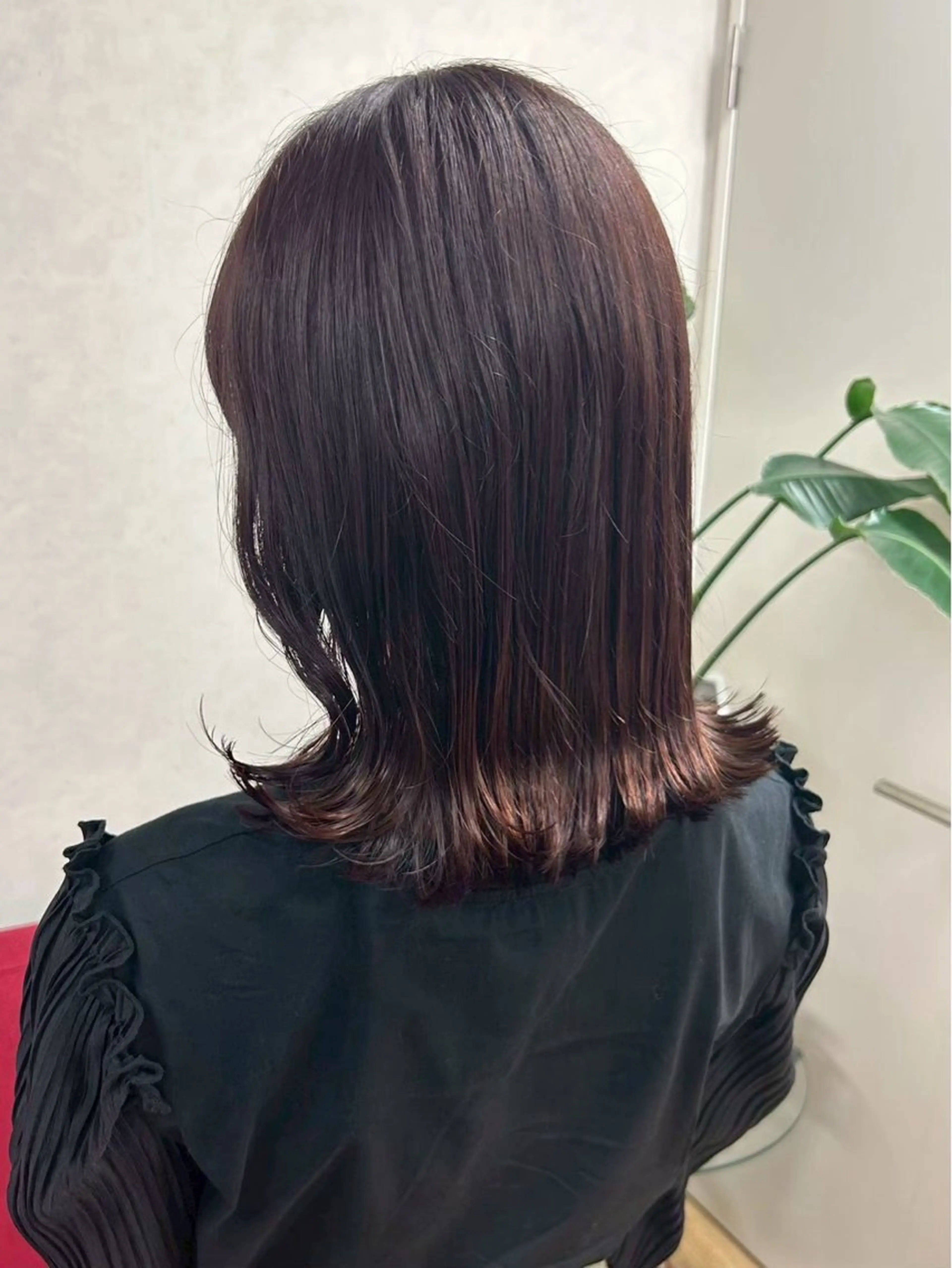ミディアム ヘアカラー トリートメント 遠藤 潤葉のヘアスタイル