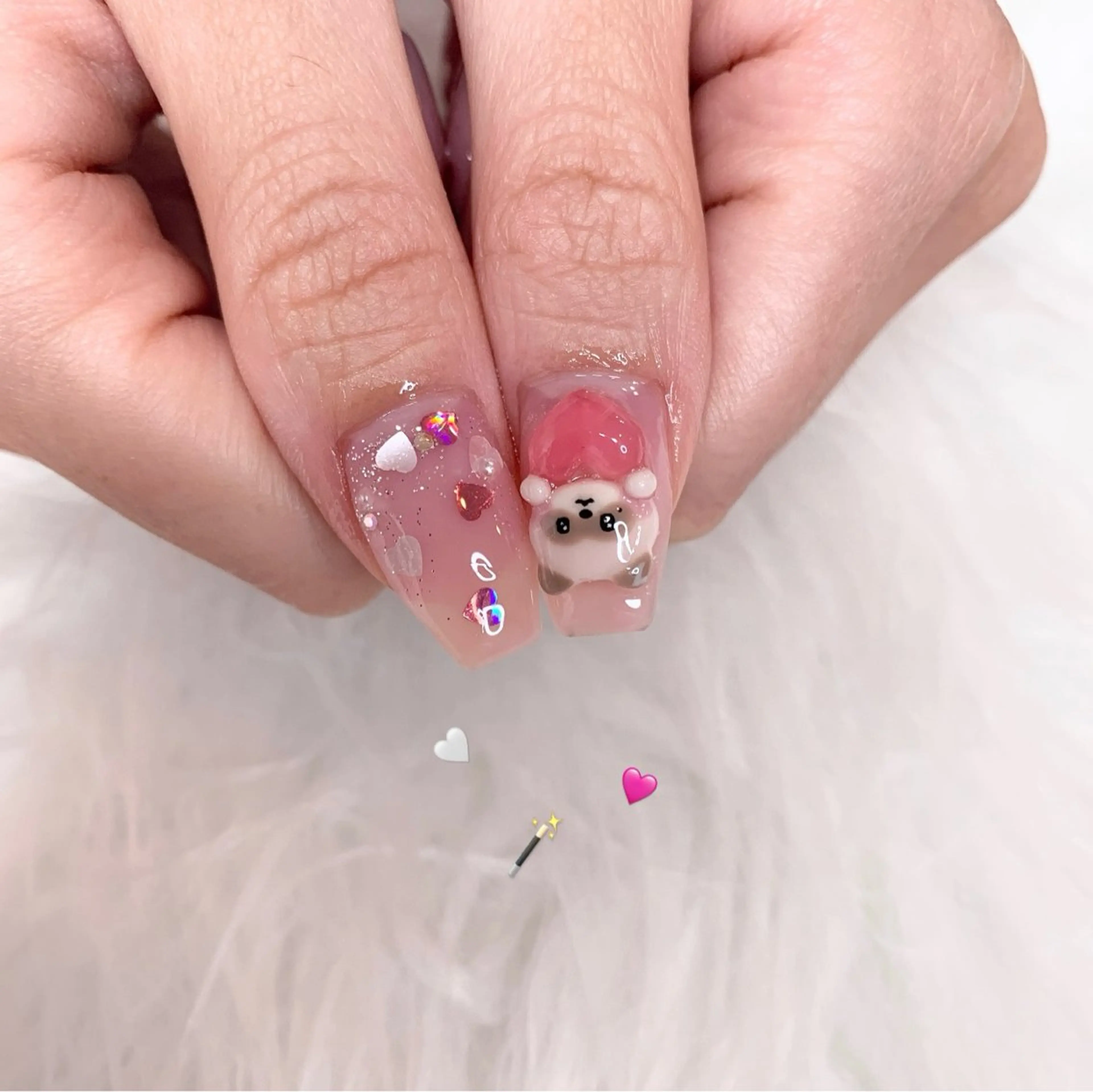 ネイル 持ち込み ハンドネイル La neige* yuki 🐩🌙のネイルデザイン