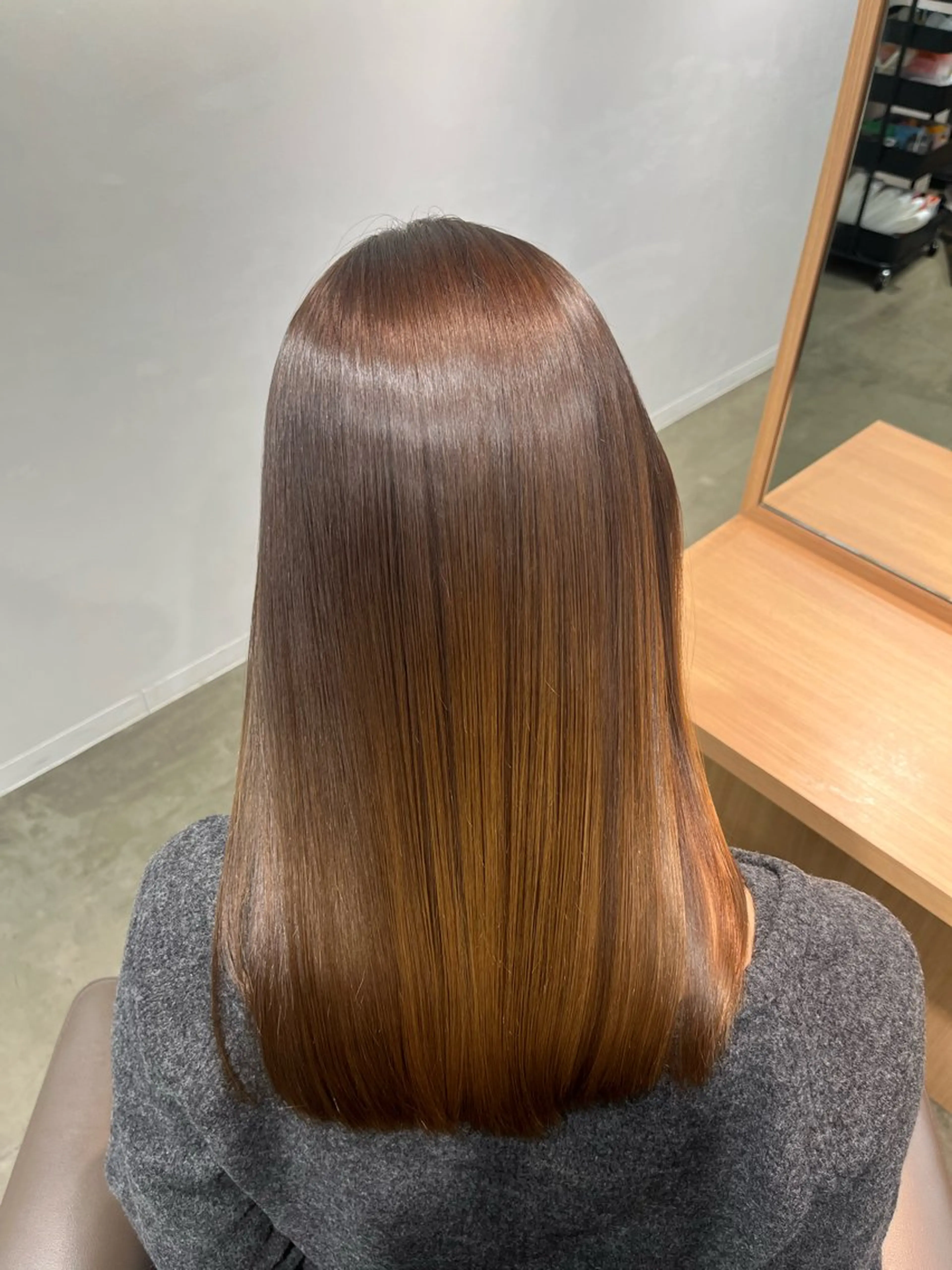 ミディアム 縮毛矯正 minamo 🎀girlyのヘアスタイル