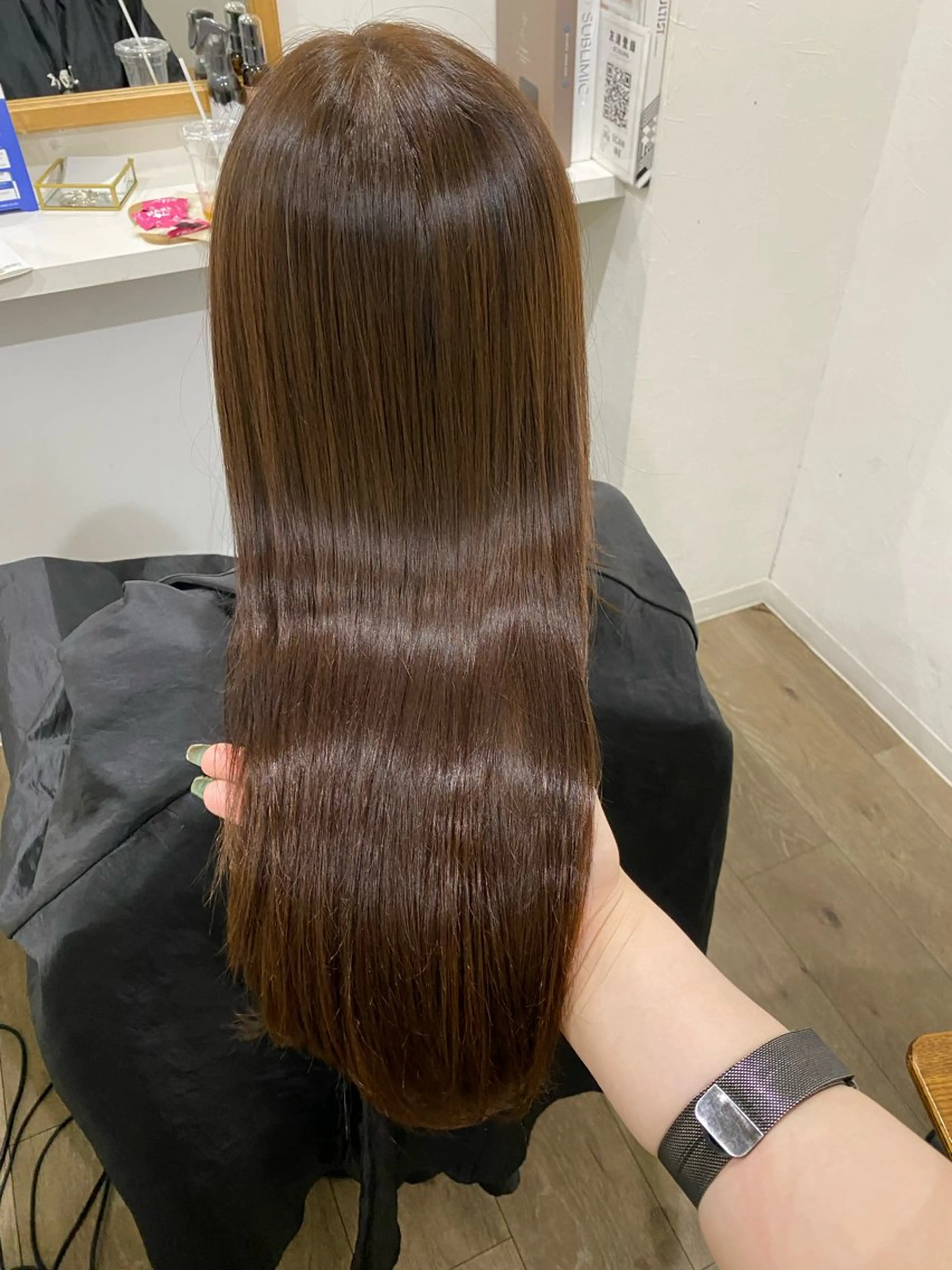 ロング カット ヘアカラー 縮毛矯正 Jewel  Box東梅田所属・髪質改善サロン 梅田/ヨナミネのヘアスタイル