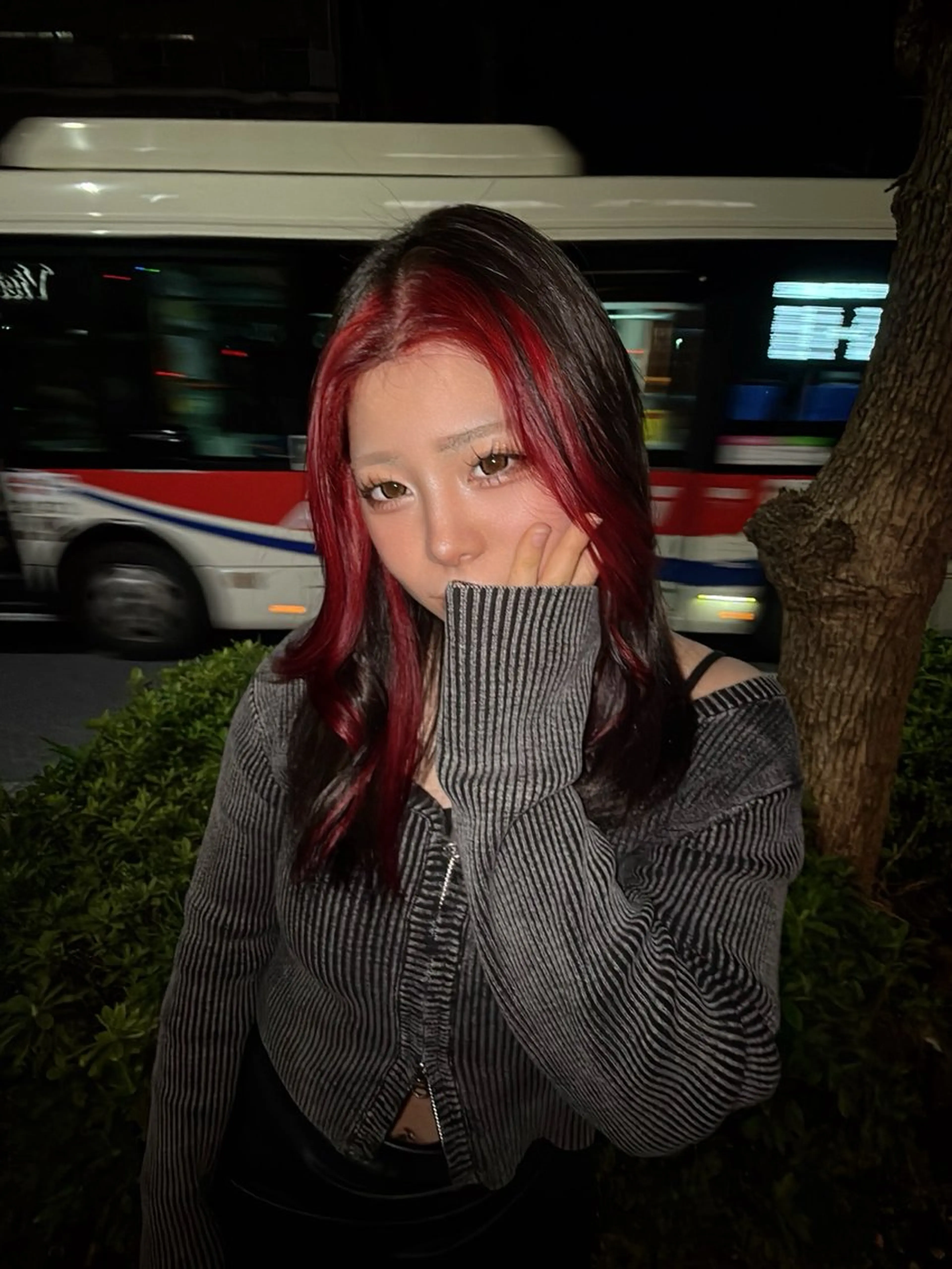 ロング ヘアカラー かのブリーチカラー 🎧⛓️🩶のヘアスタイル