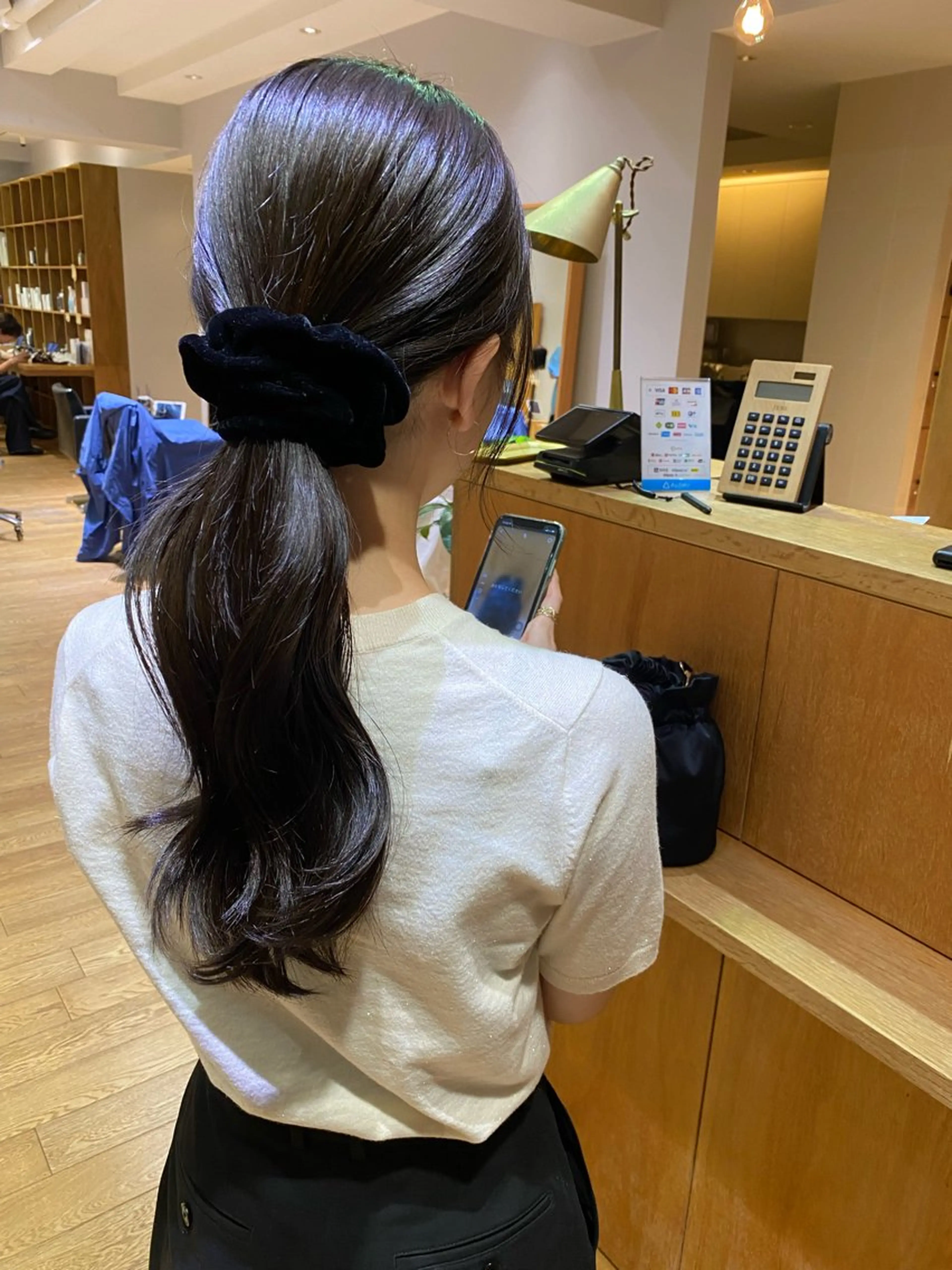 セミロング ヘアアレンジ 🎗️【ヘアセット 美眉】吉川玲🎗️のヘアスタイル