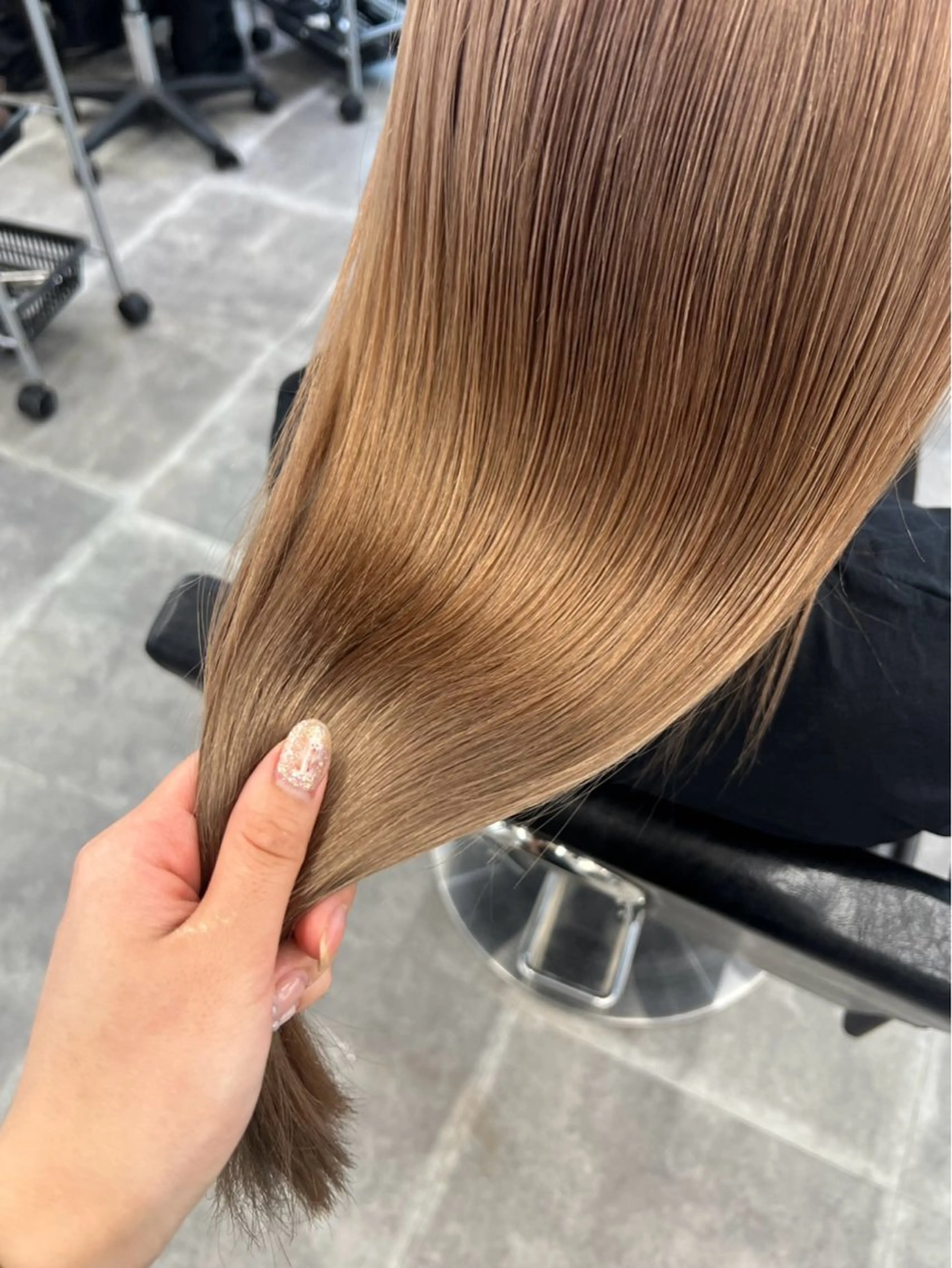 ロング 名古屋栄/PELE/ ブリーチ/asahiのヘアスタイル