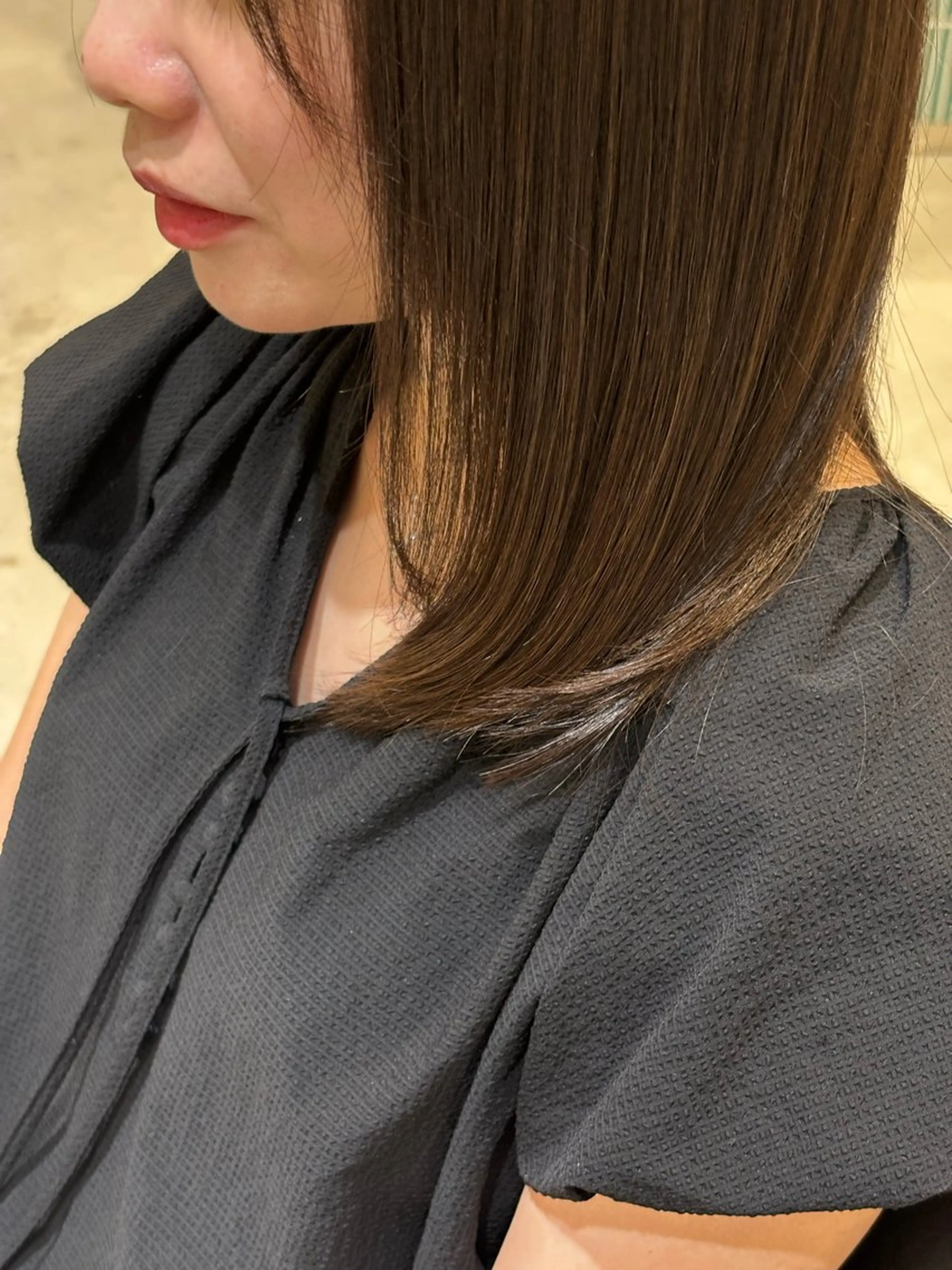 セミロング 🐻清水 佑麻のヘアスタイル