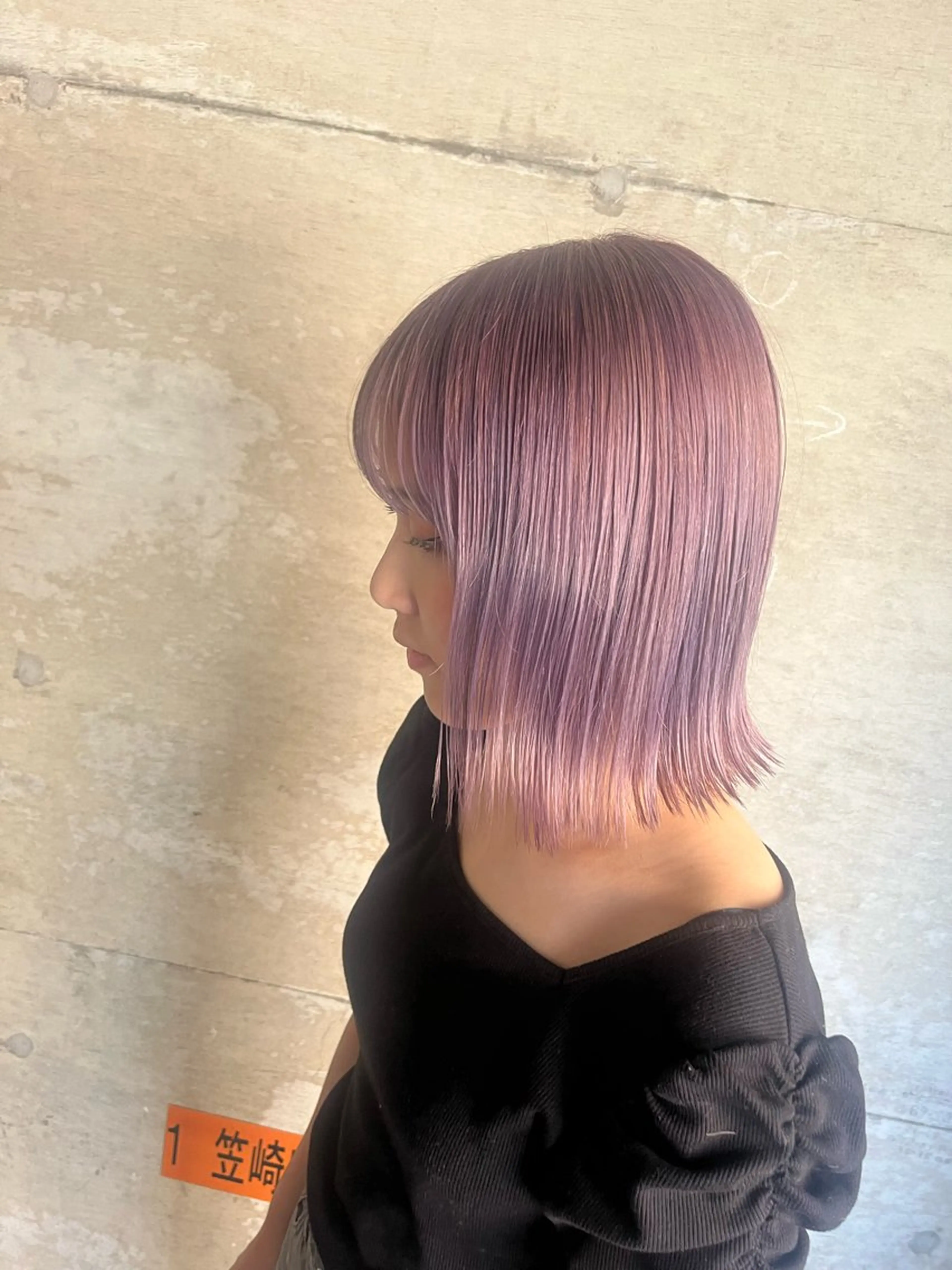 ショート カラー カット ヘアカラー みやもと こゆきのヘアスタイル