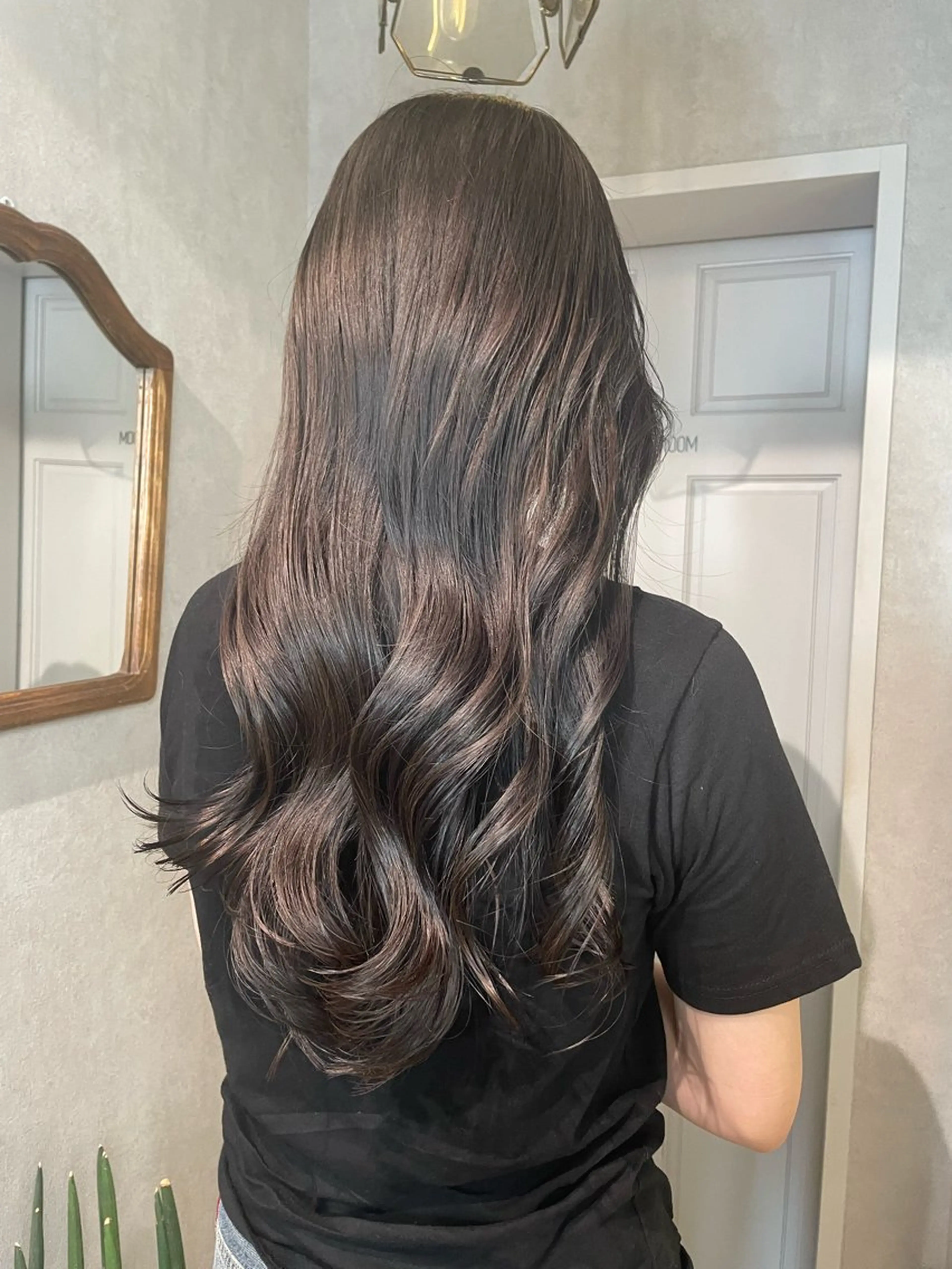 ロング ‪るか/‪透明感 カラー/アレンジのヘアスタイル