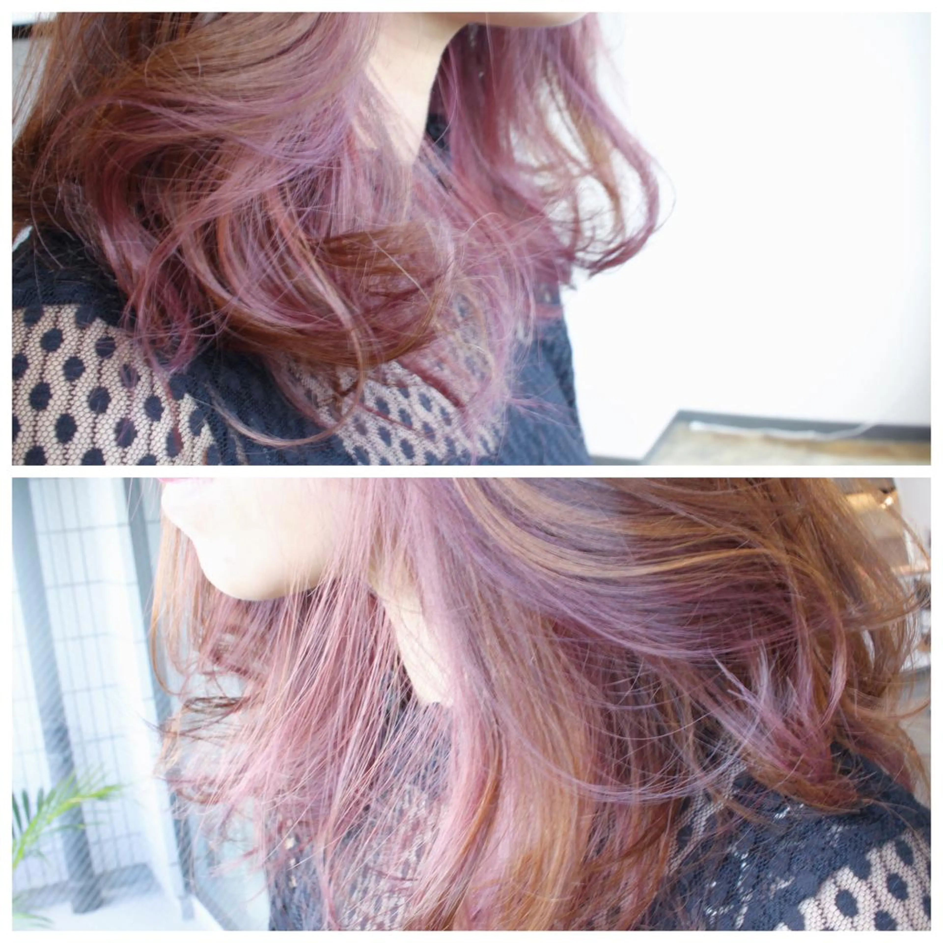 ミディアム カラー ブリーチ ハイライトカラー インナーカラー ピンクカラー バイオレットカラー カット ヘアカラー トリートメント BOB🌟ハイトーン /ブリーチ/TAKUのヘアスタイル