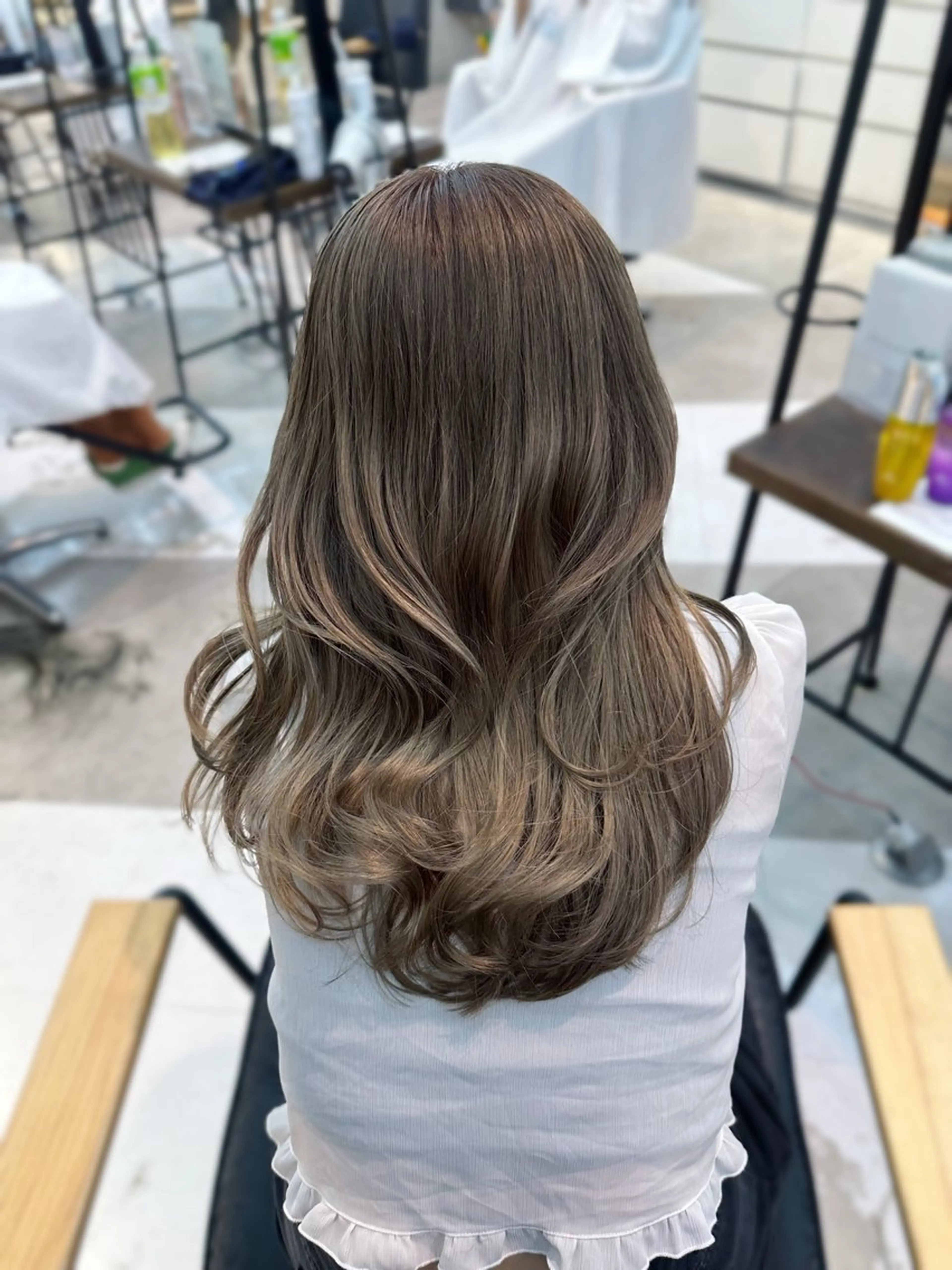 ロング カラー ヘアカラー 韓国ヘアメンズ・レデ ィース特化ミクのヘアスタイル