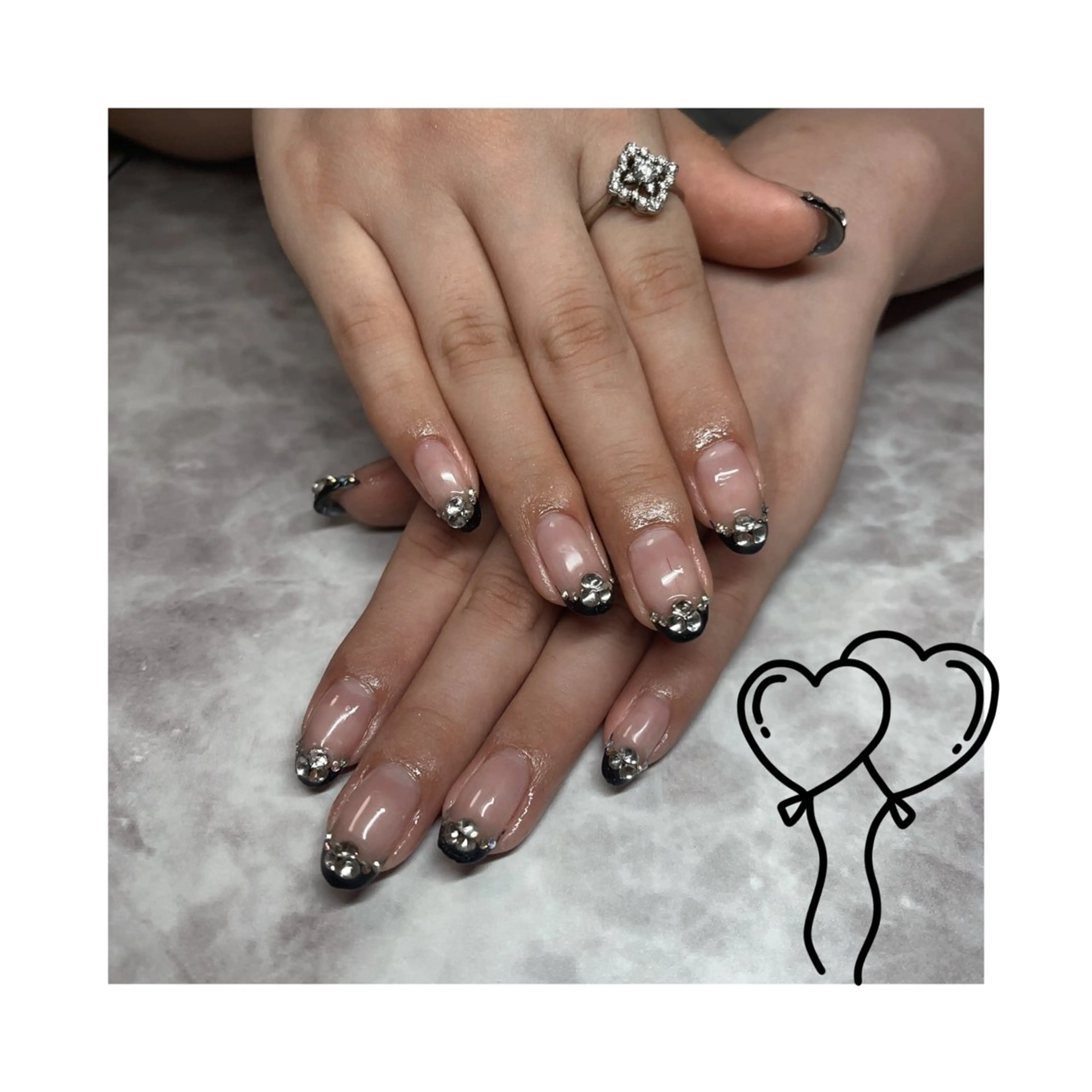 ネイル キラキラネイル ピンク ピンクベージュ シンプルネイル ハンドネイル R@nail🫧町田 🫧らんのネイルデザイン