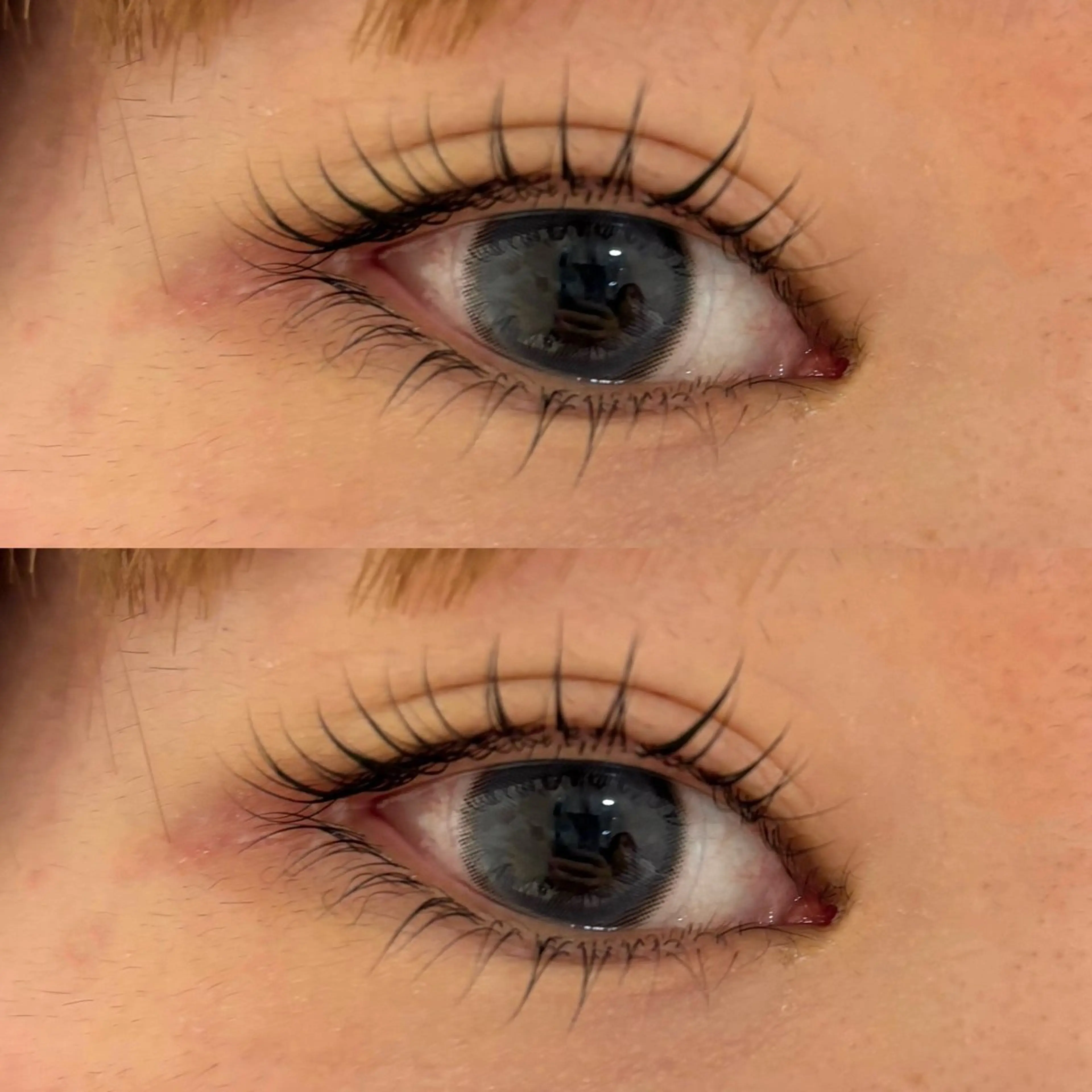 マツエク・マツパ まつげパーマ 下まつげエクステ 一重×まつ毛パーマ G LUX 清水のマツエク・マツパデザイン