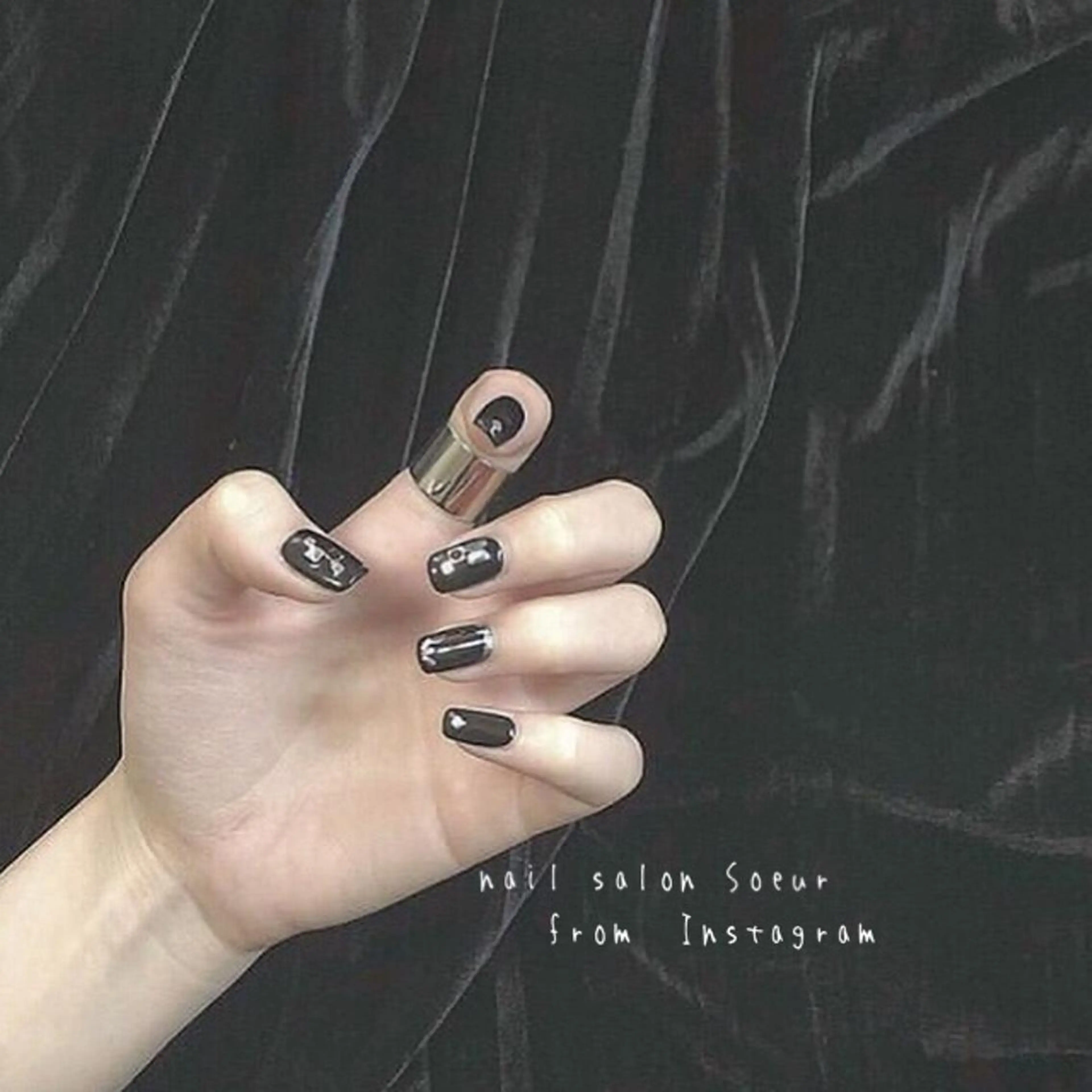 ネイル アートネイル フレンチネイル ワンカラーネイル nail salon Soeurのネイルデザイン