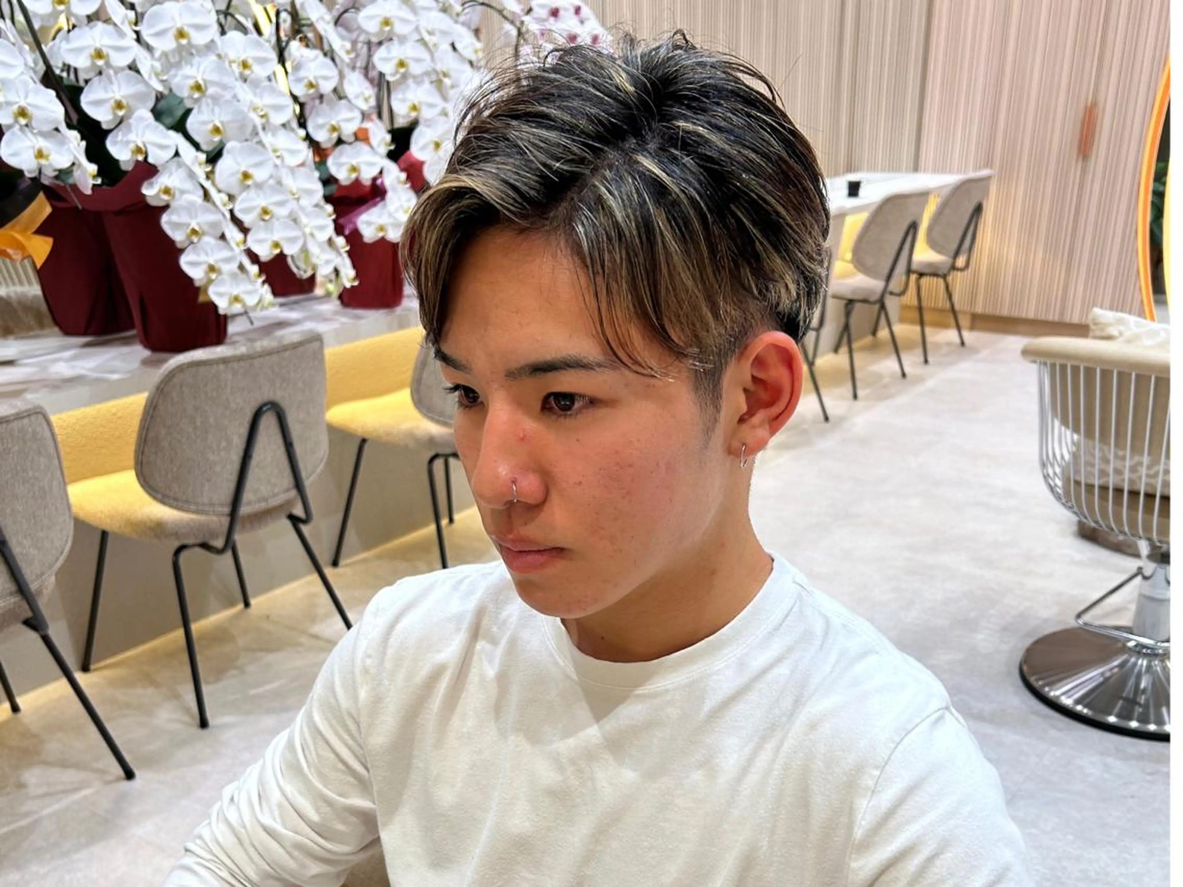 カラー メンズ カット ヘアカラー 大人メンズパーマ メンズ特化　萱原大幹のヘアスタイル