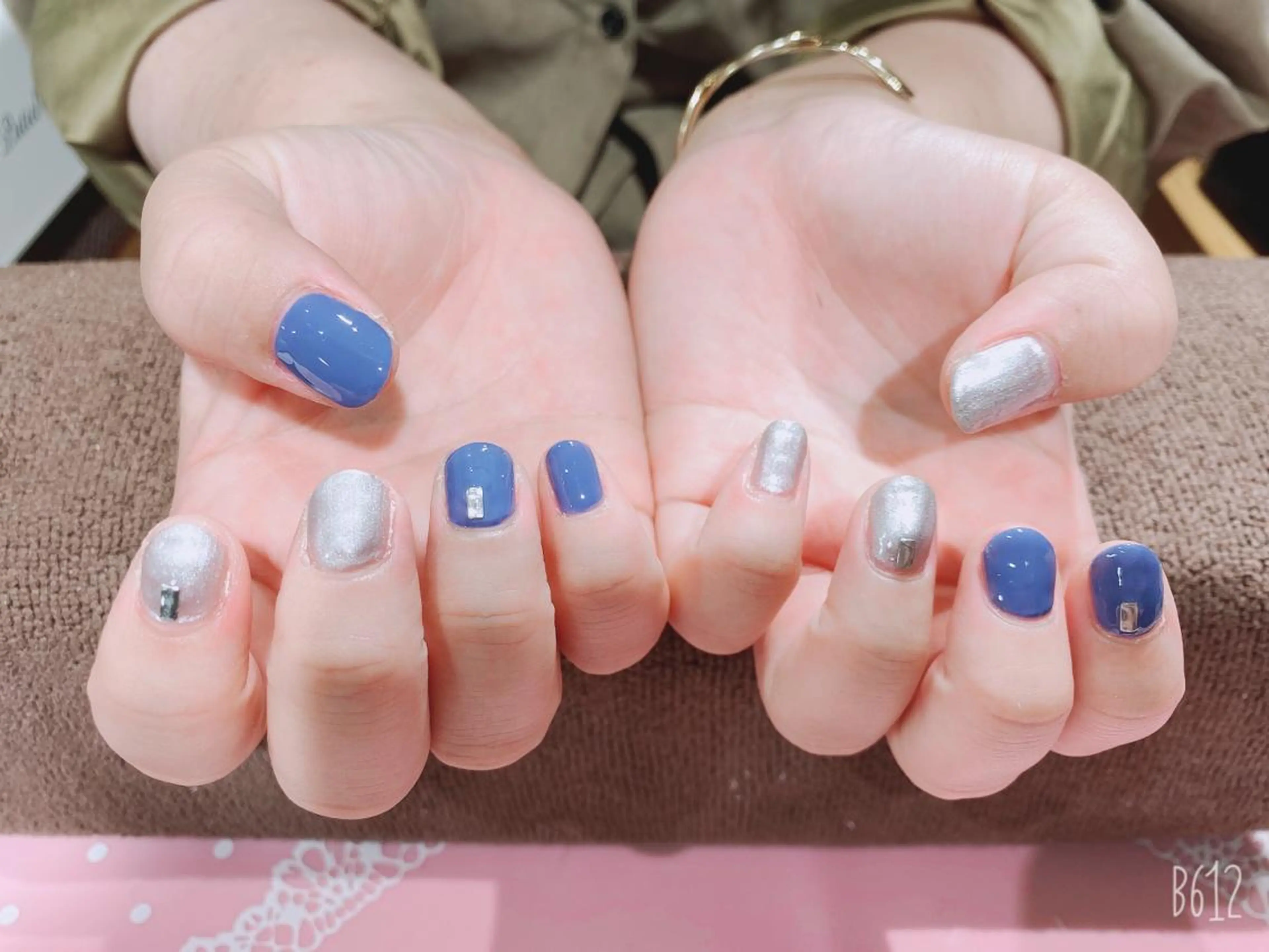 ネイル シルバー VIST☆ ｍａｍｉのネイルデザイン