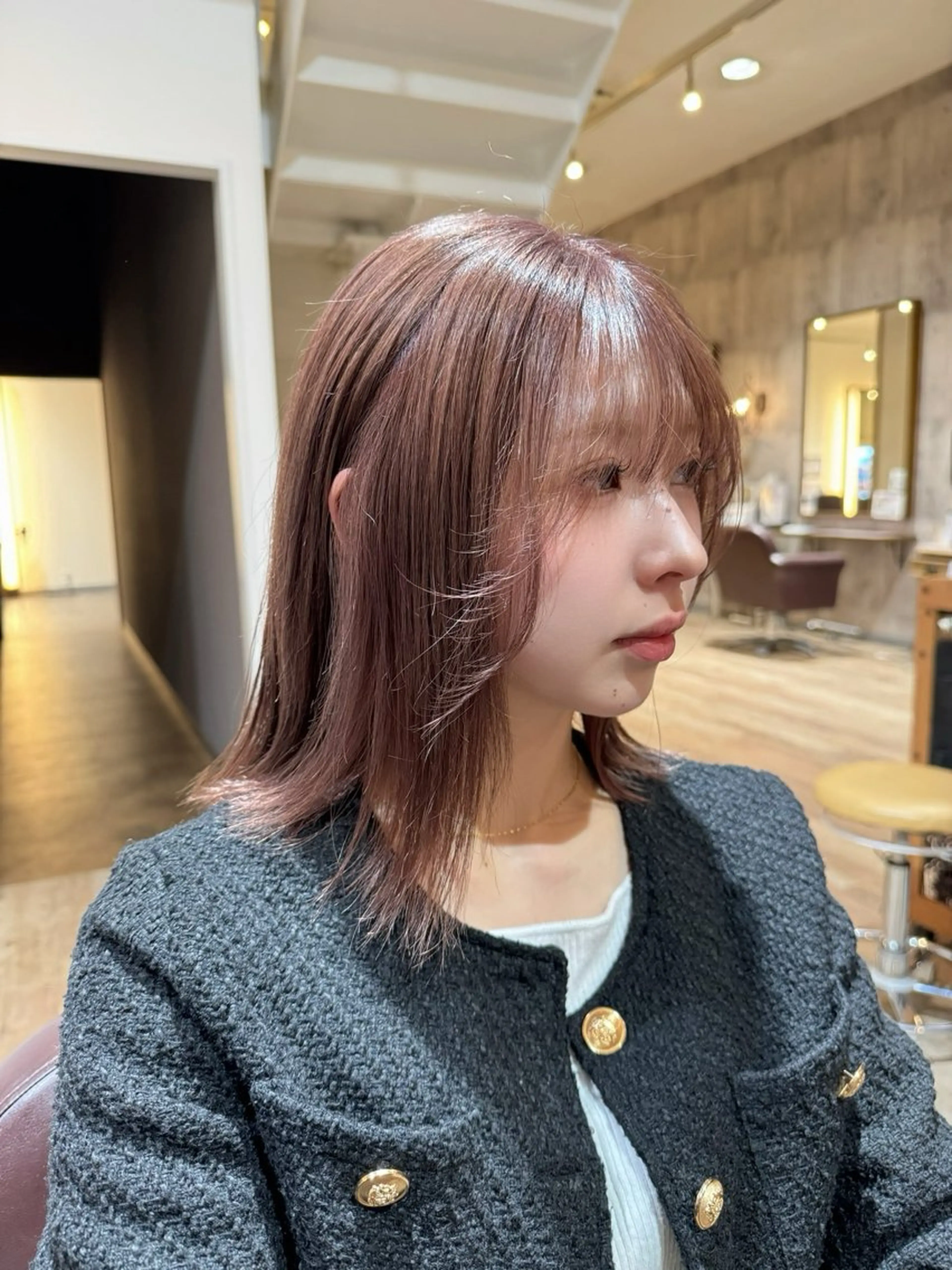 ミディアム yuimarl切田 はじめ✨のヘアスタイル