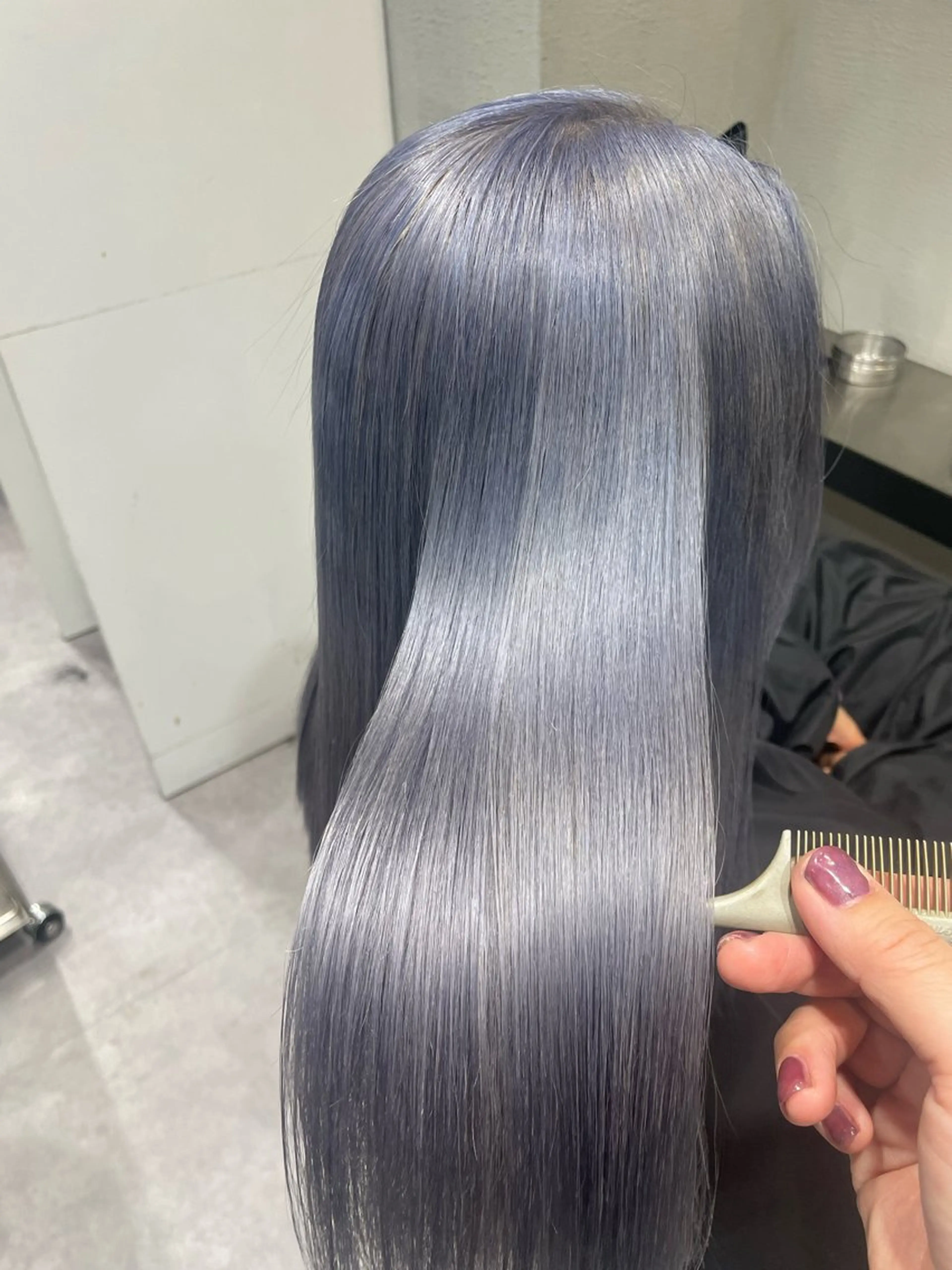 ミディアム カラー グレージュ アイスグレージュ 🌈ウルトワ水素 髪質改善naru🌈のヘアスタイル