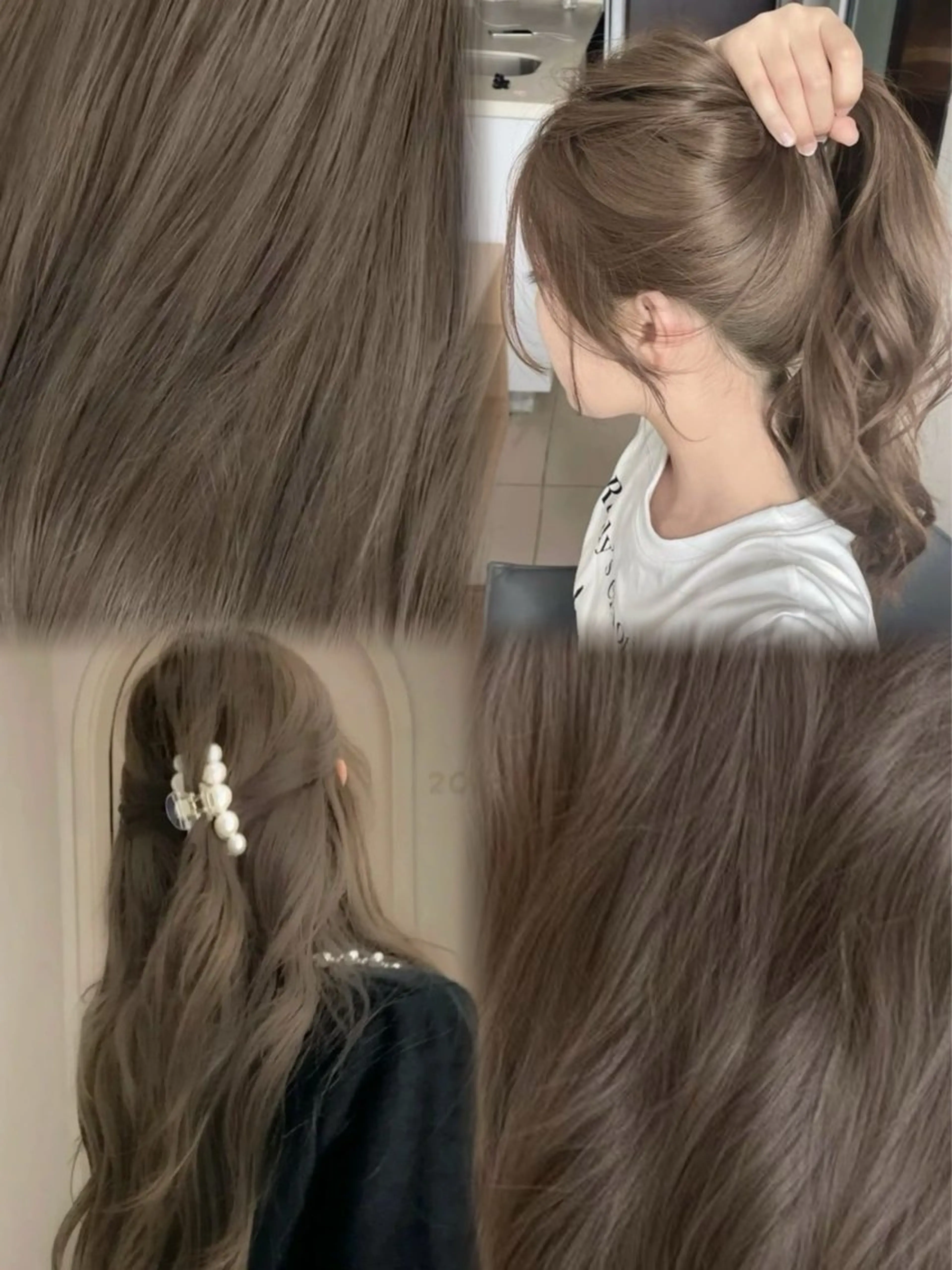 カラー ベージュカラー オリーブベージュ 透明感カラー/うる艶 髪/🎀Airi🎀のヘアスタイル