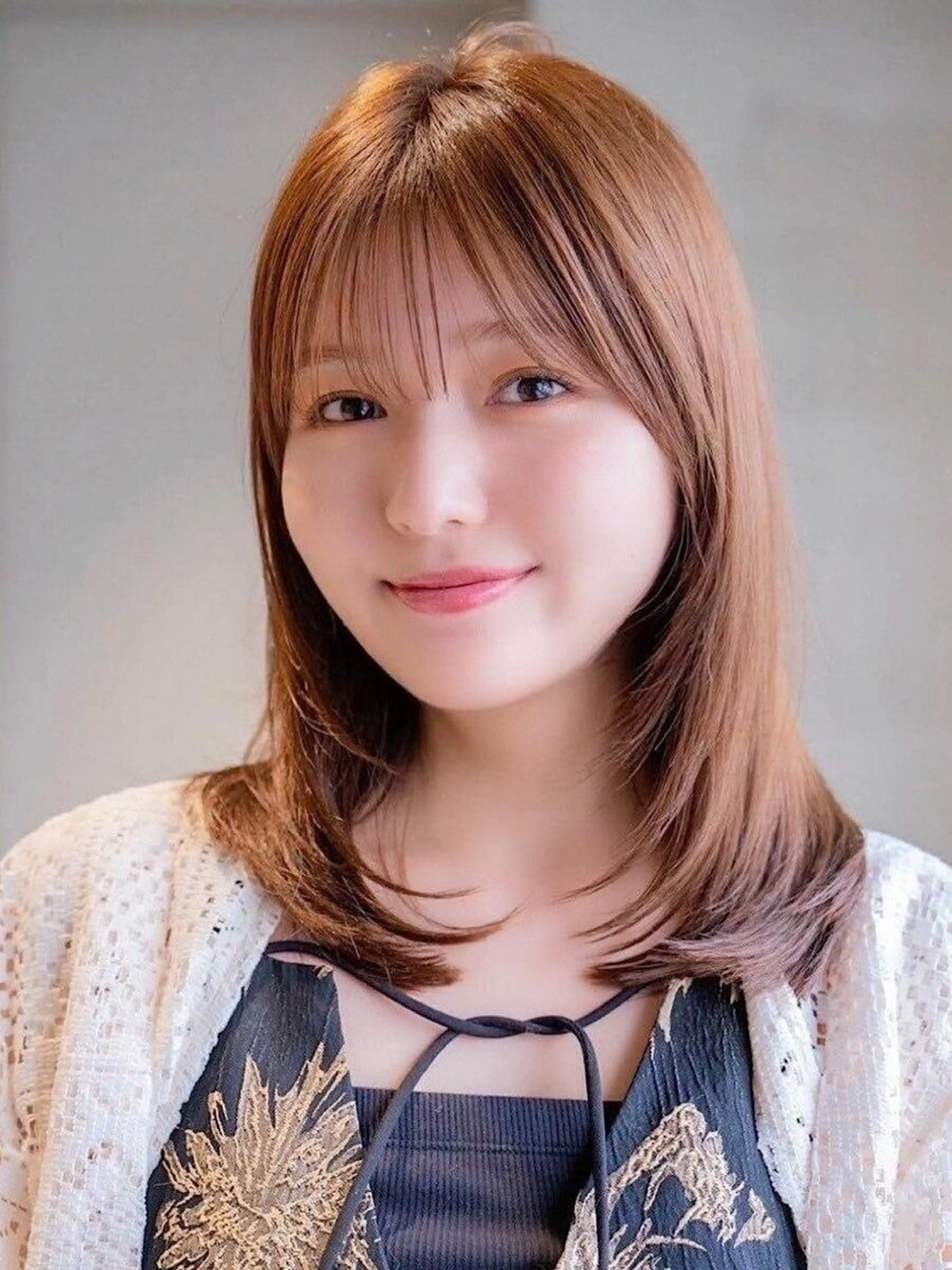 ミディアム カラー カット 縮毛矯正 お悩み解決縮毛矯正 レイヤー達人柴崎大樹のヘアスタイル
