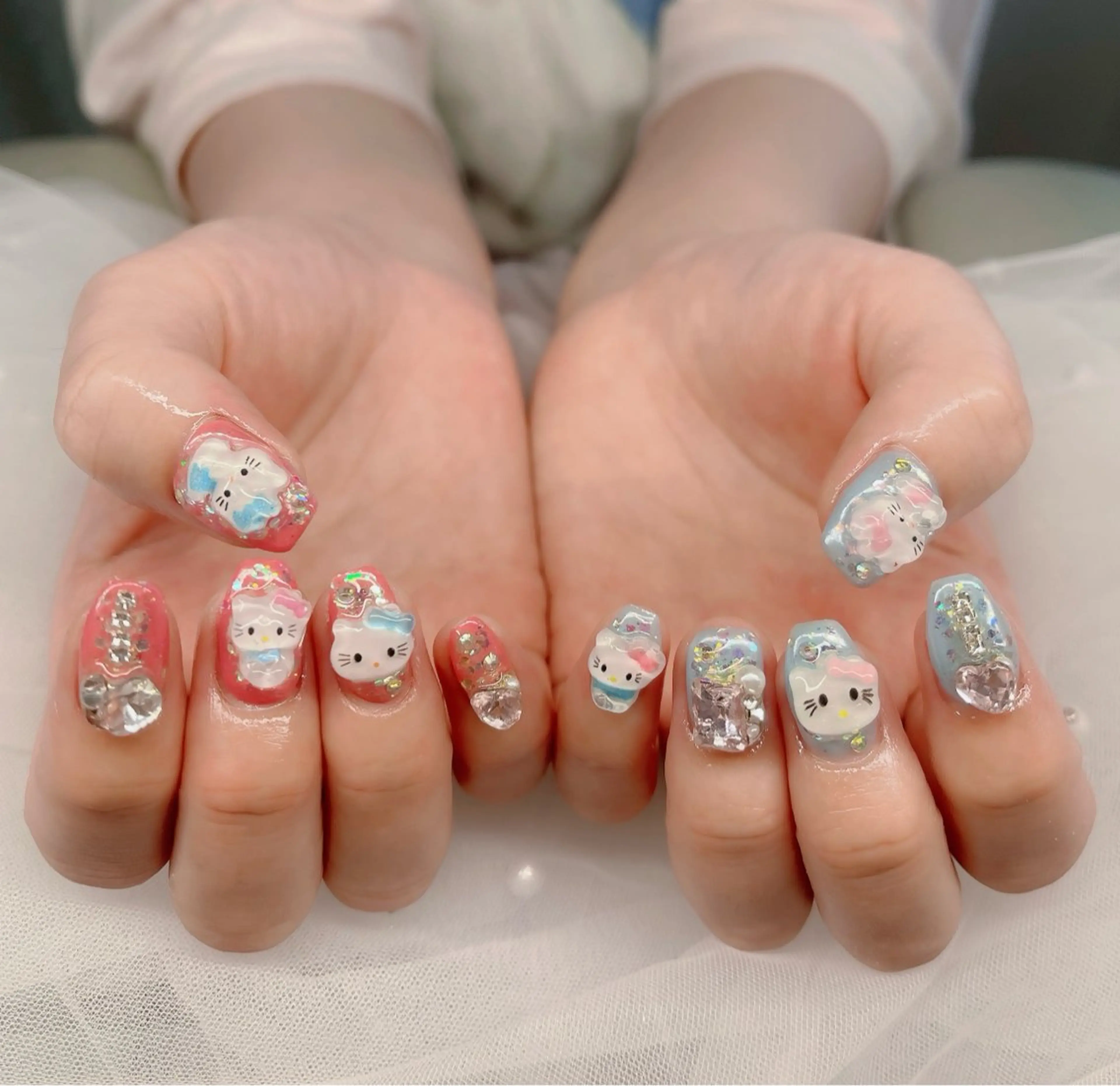 ネイル ハイネイル 自宅サロンのネイルデザイン