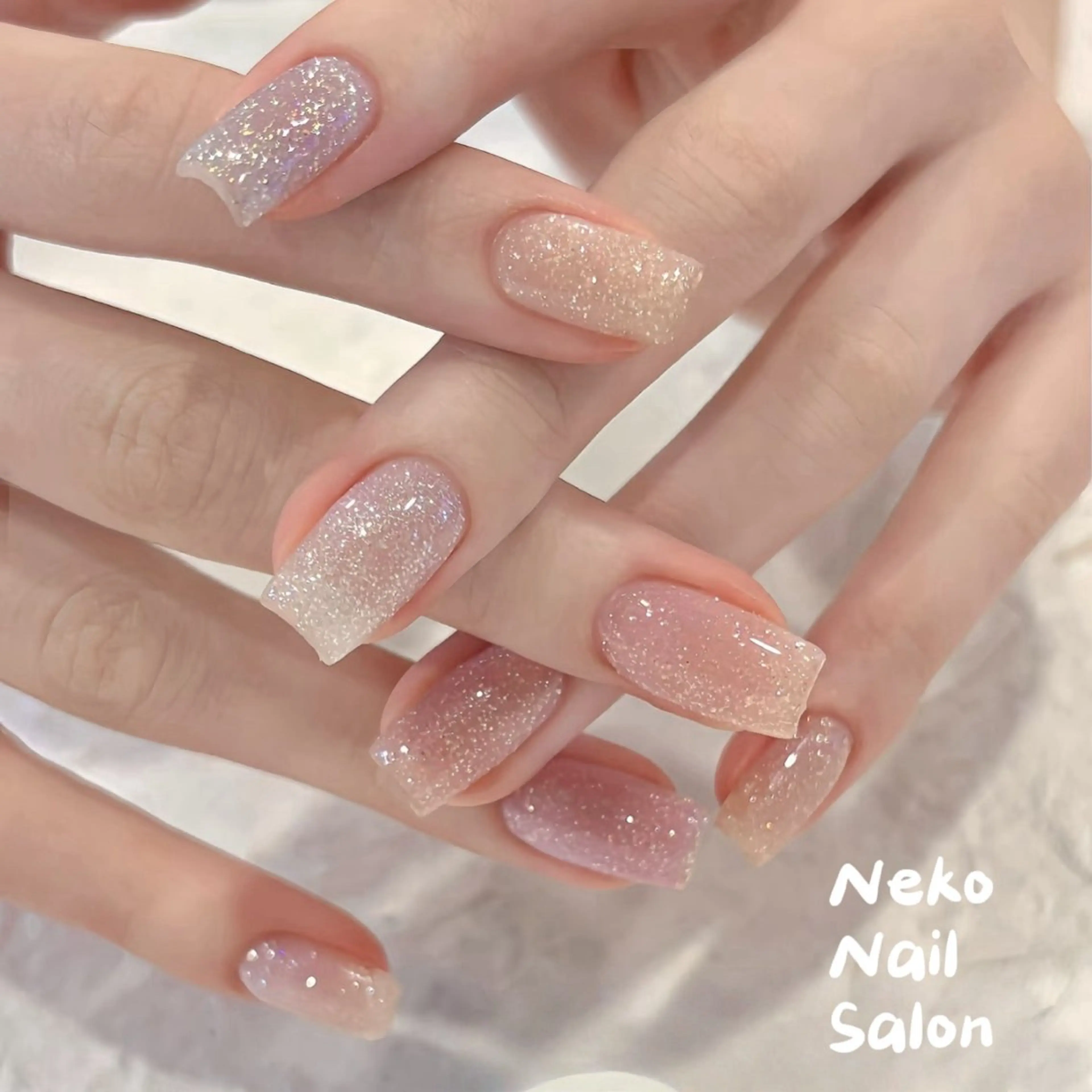 ネイル フラッシュネイル ハンドネイル neko nailのネイルデザイン