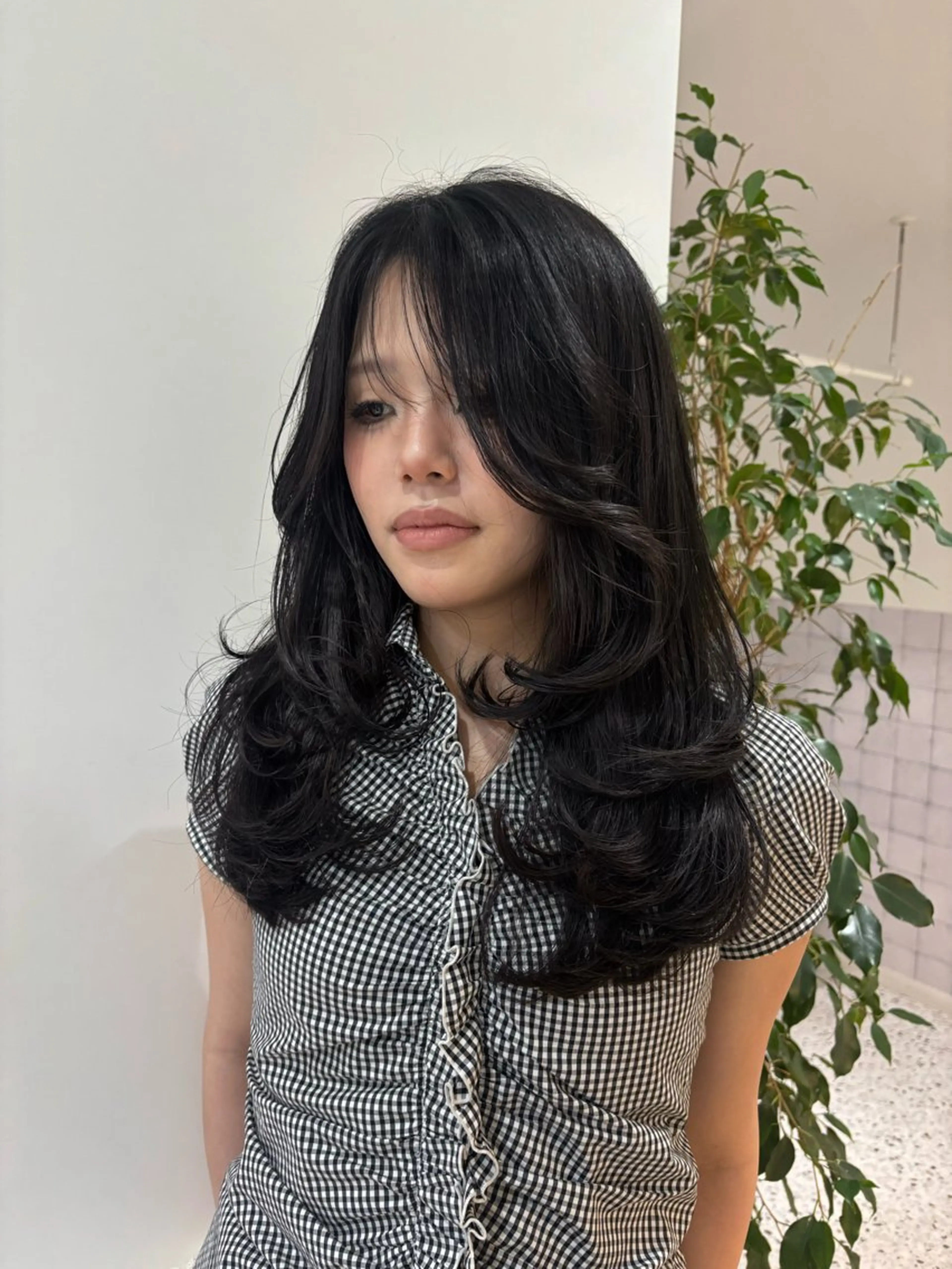 ロング レイヤーカット カット ヘアカラー トリートメント ボブ/ハイライト🦓 /harukaのヘアスタイル