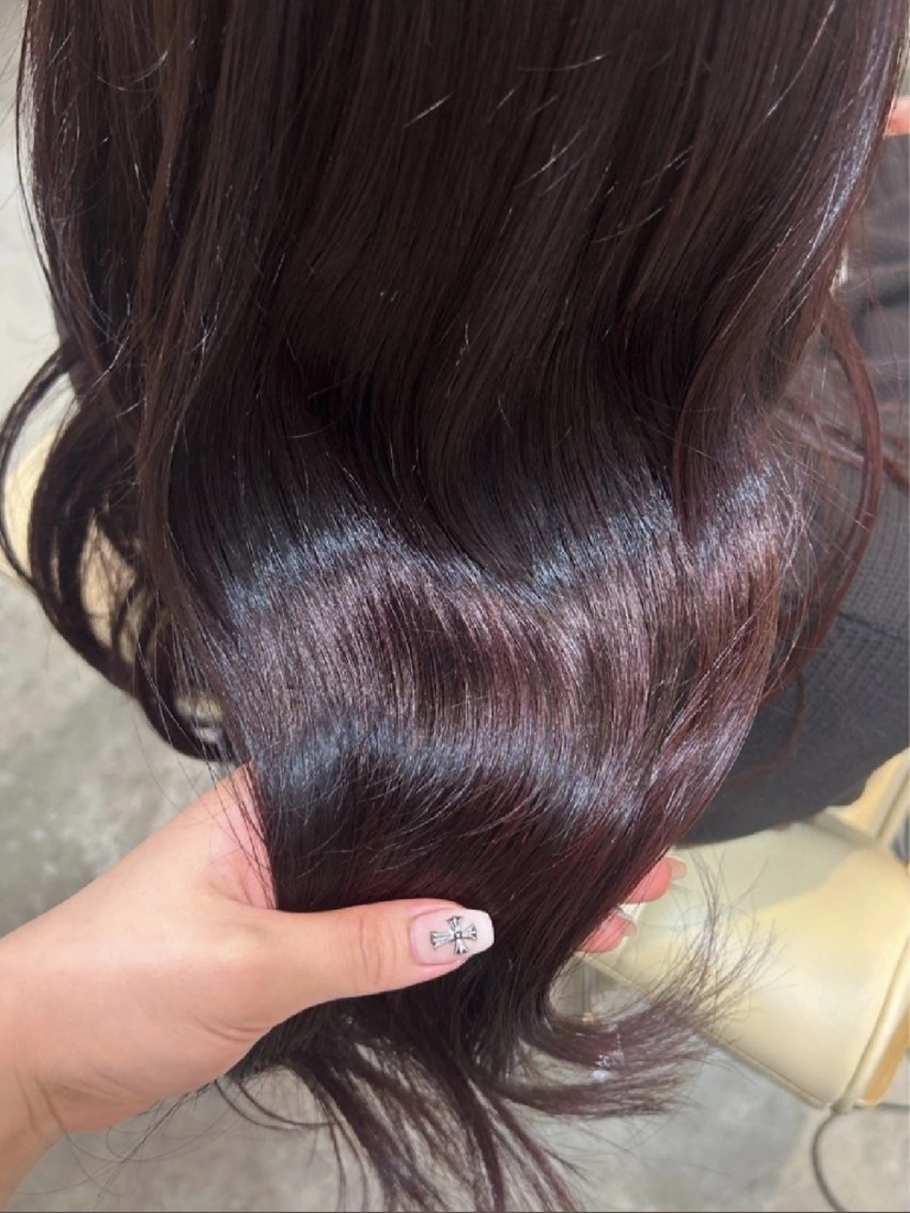 ロング トリートメント ヘアカラー トリートメント UCHIBORI NAMIのヘアスタイル