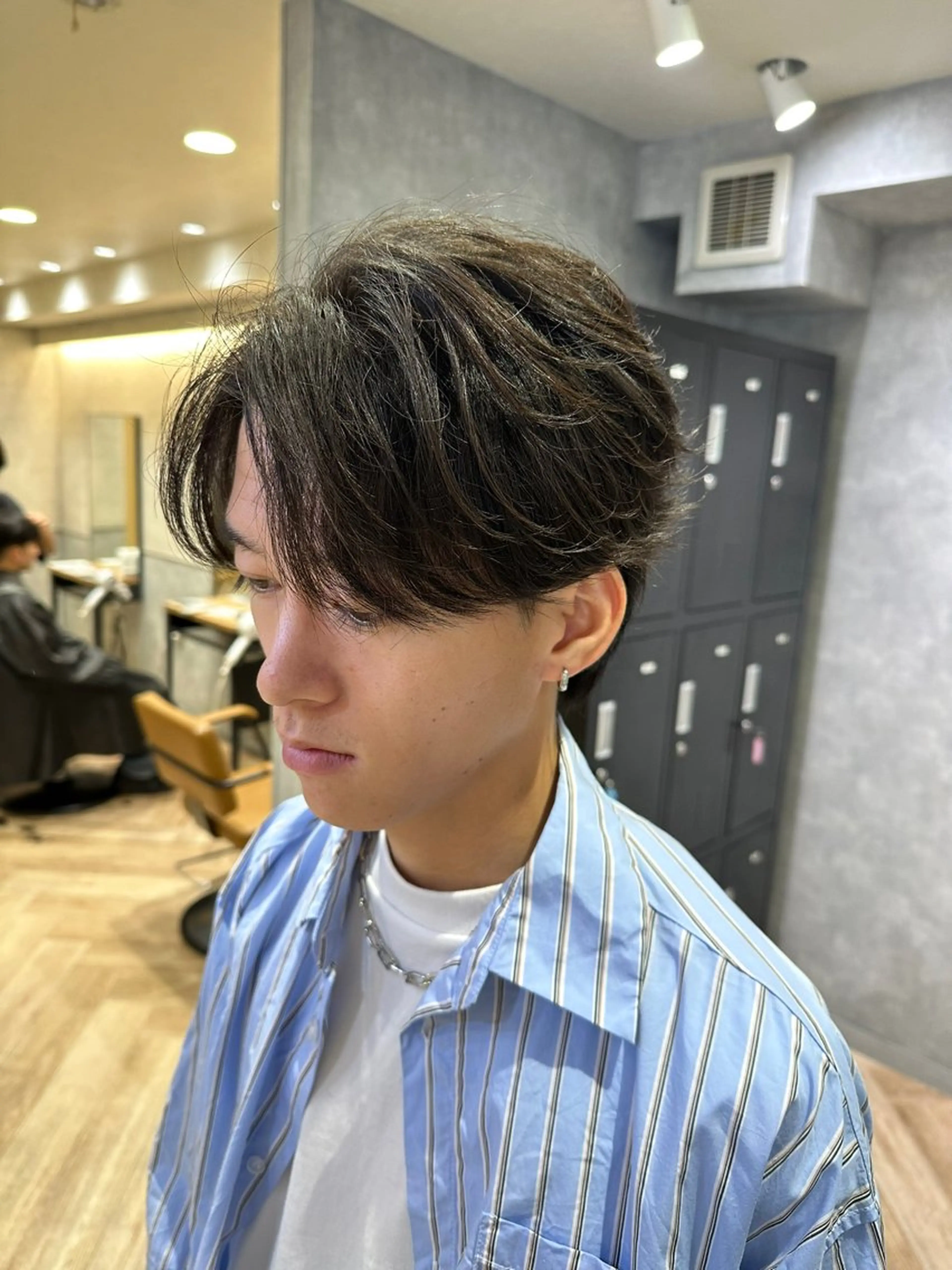 メンズ センターパート RAYSNAGOYA 康佑[メンズ限定]のヘアスタイル