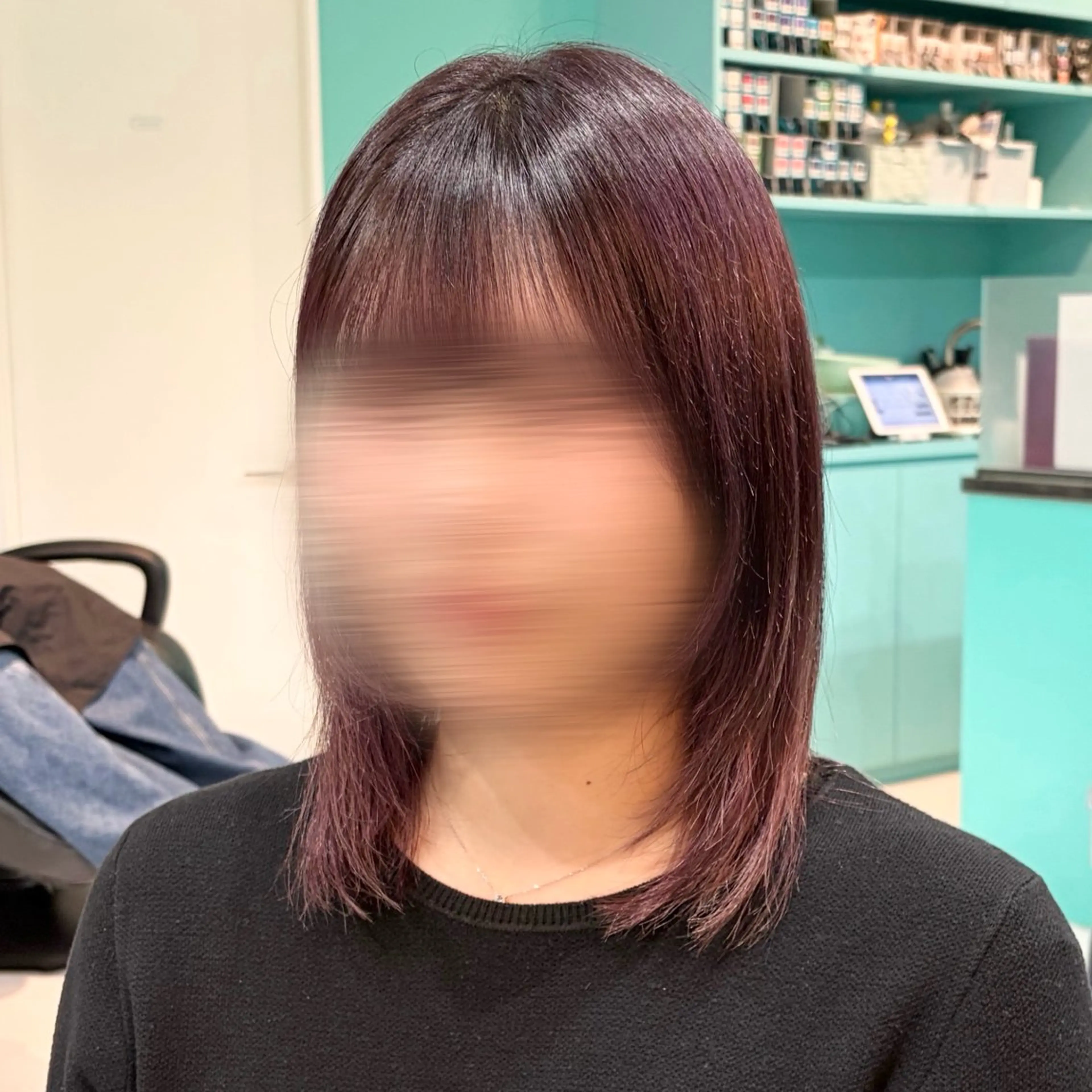 ミディアム カラー ディープラベンダー ラベンダーカラー デザインカラー/ ボブ/Natsukiのヘアスタイル