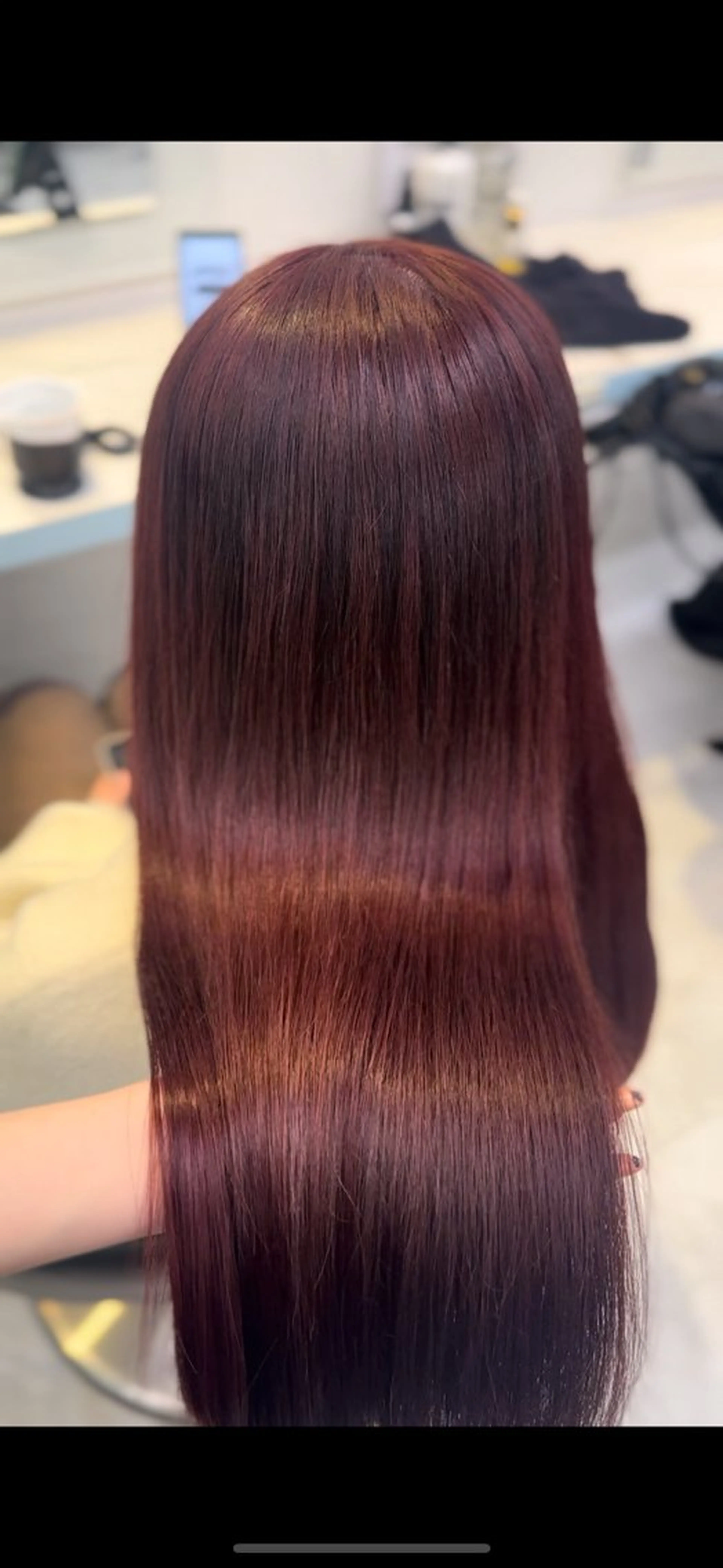 ロング カラー ヘアカラー ♥️暖色カラ ー♥️由夏のヘアスタイル